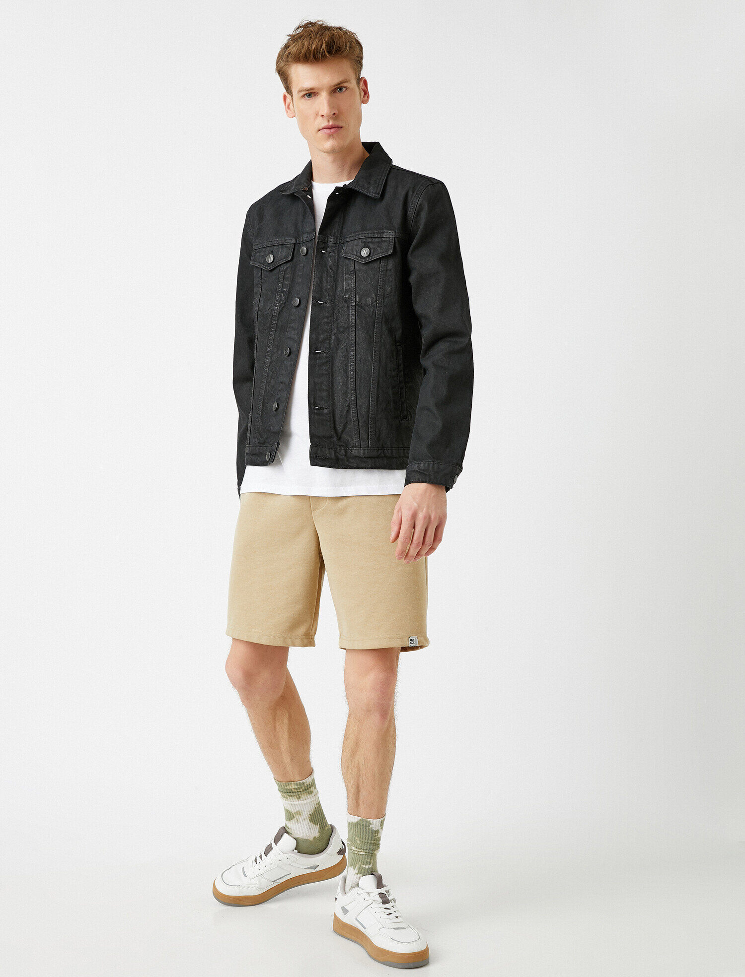   Yakası Suni Kürklü Pamuklu Jean Ceket