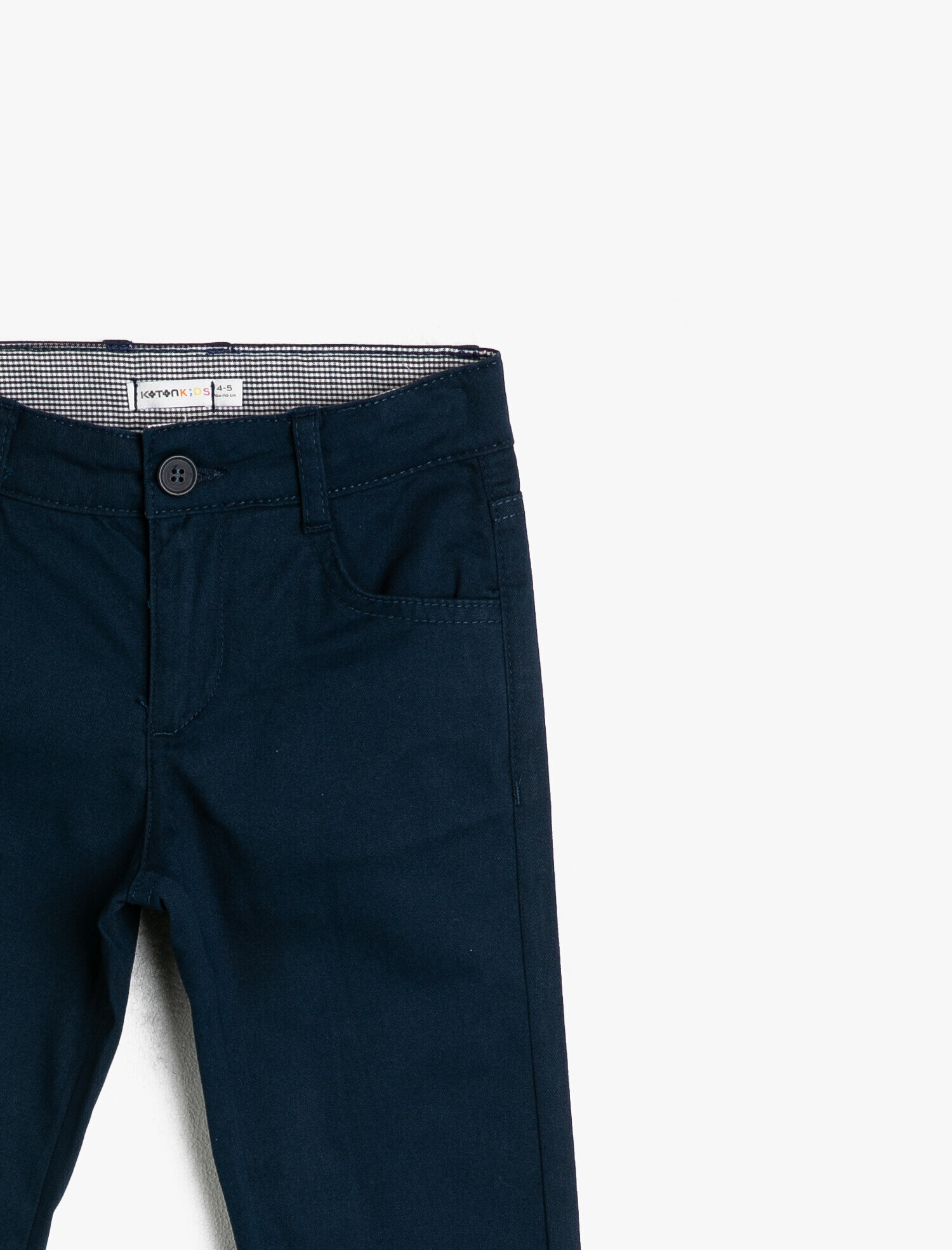  Erkek Çocuk 5 Cep Pamuk Gabardin Basic Pantalon