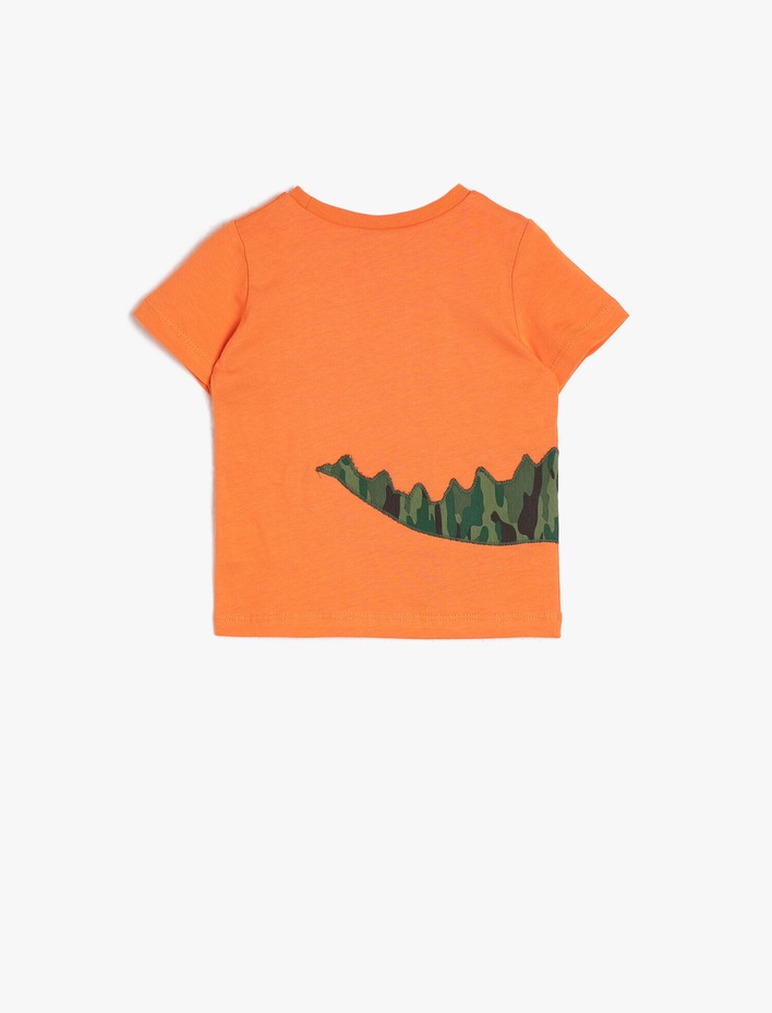 Erkek Bebek İşlemeli Tişört