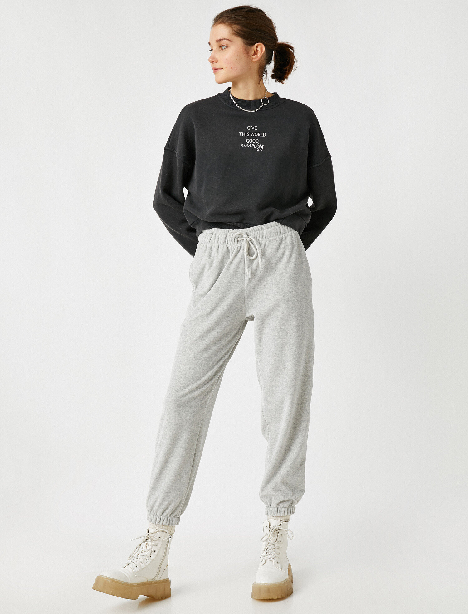   Pamuklu Jogger Eşofman Altı