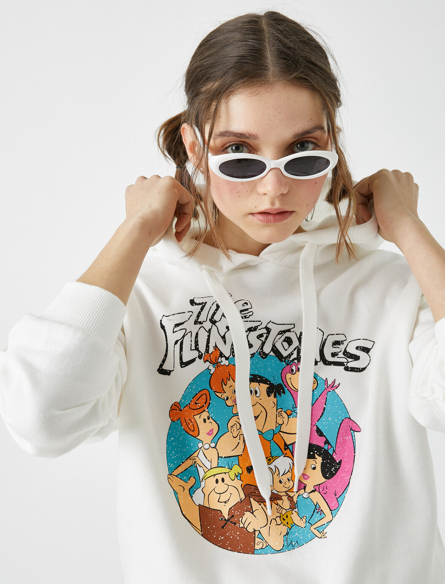   Pamuklu Warner Bros Lisanslı Kapüşonlu Sweatshirt