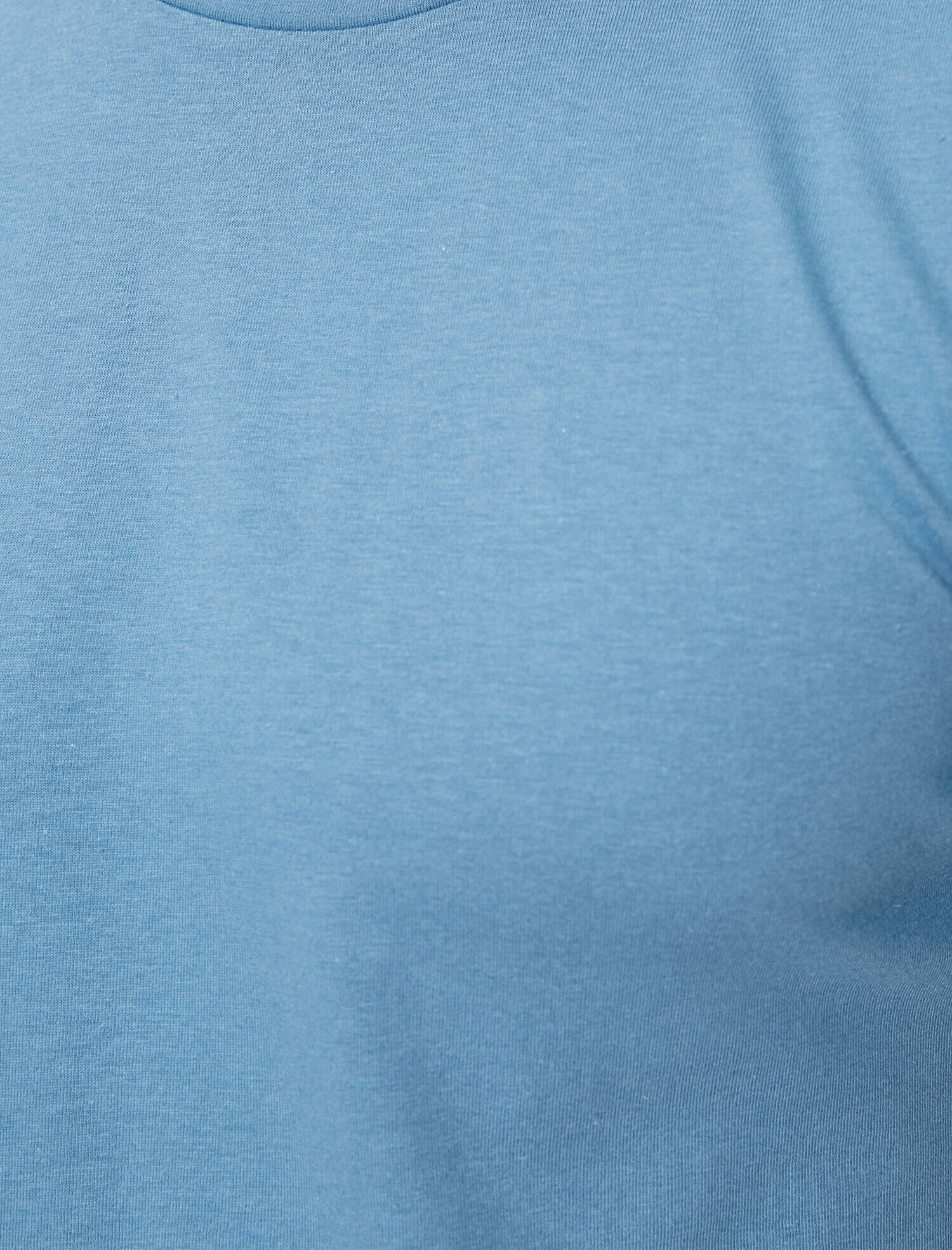 Pamuklu Bisiklet Yaka Kısa Kollu Tişört