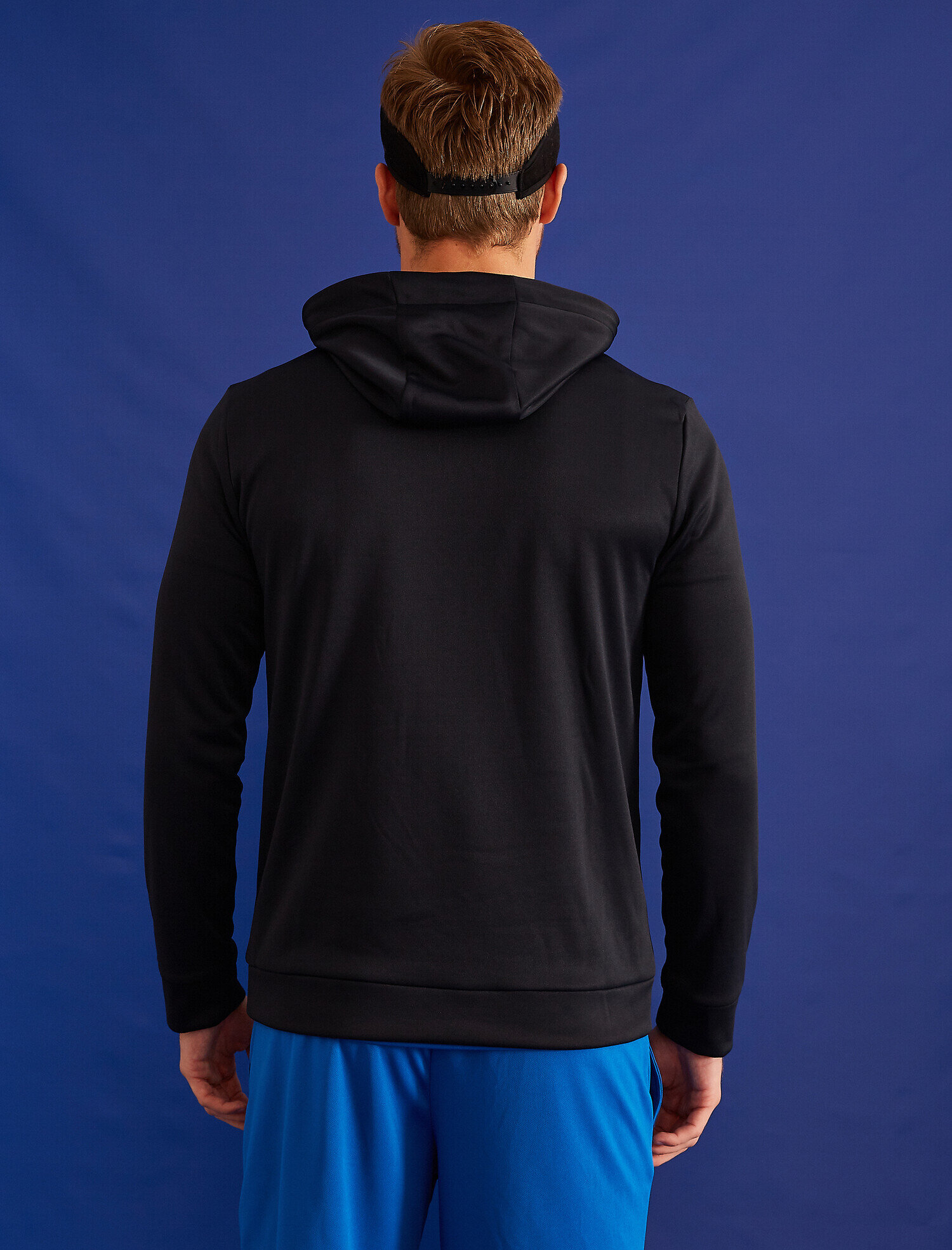   Kapüşonlu Slogan Baskılı Kanguru Cepli Sweatshirt