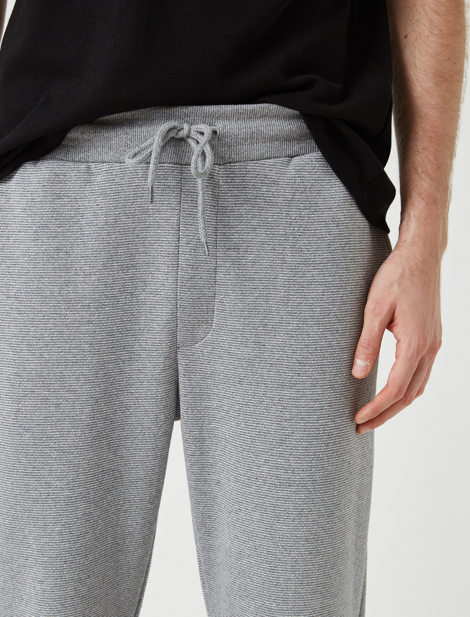   Cepli Beli Bağlamalı Jogger Eşofman Altı