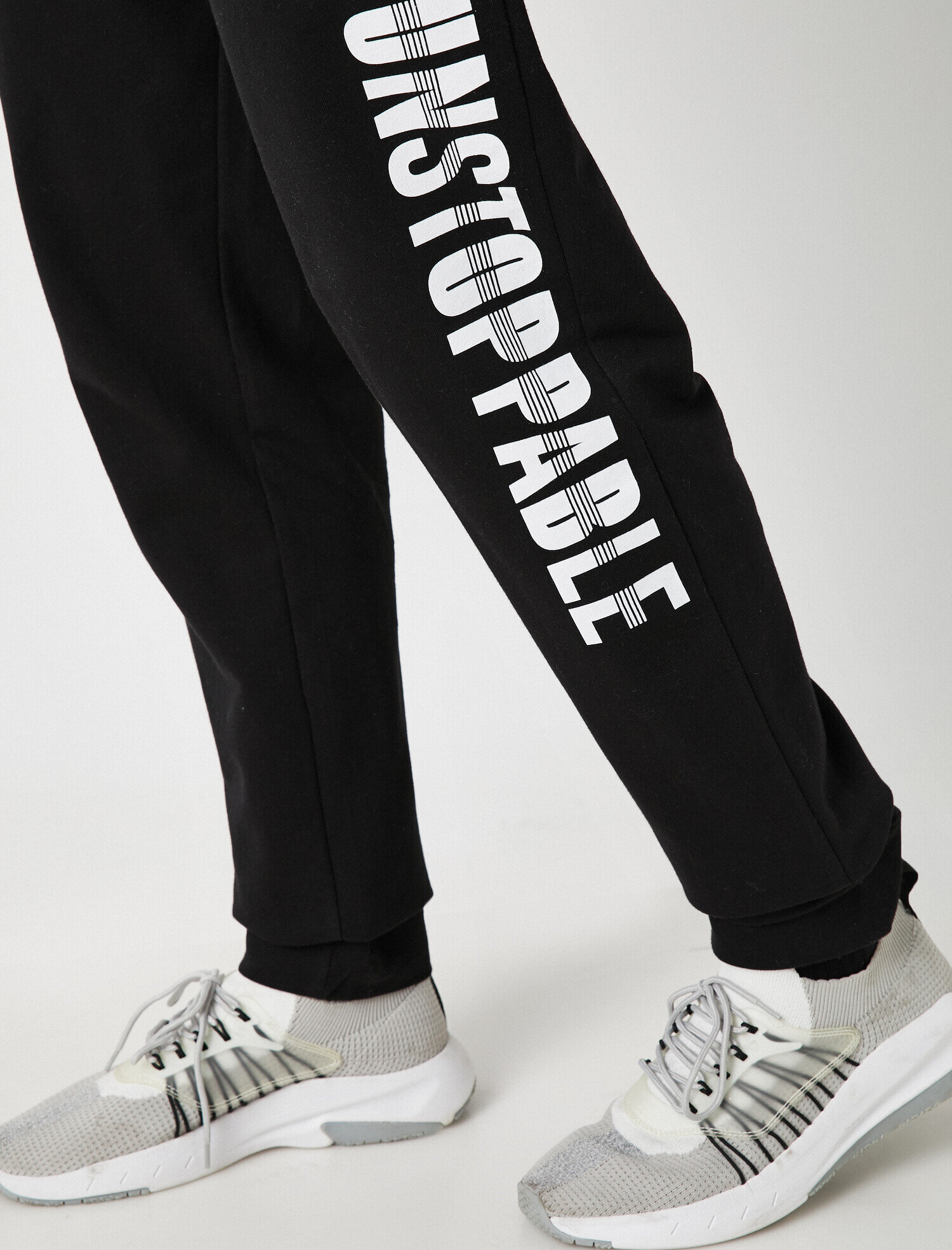   Pamuklu Yazılı Baskılı Eşofman Altı