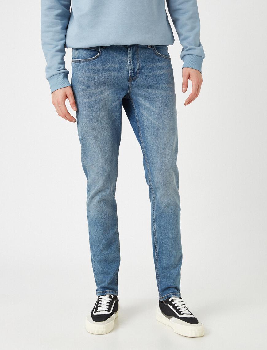   Tapered Fit Kot Pantolon - Joe Jean