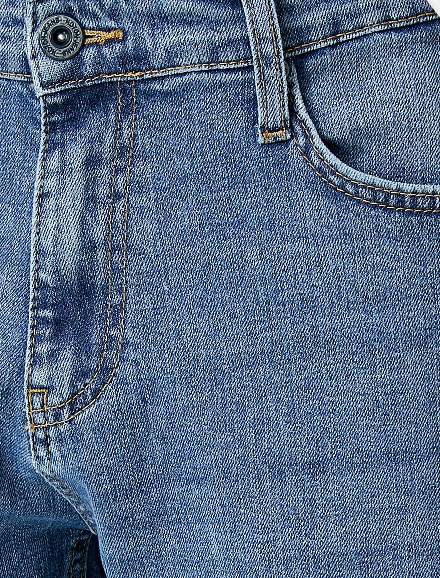   Straight Fit Boru Paça Kot Pantolon - Mark Jean