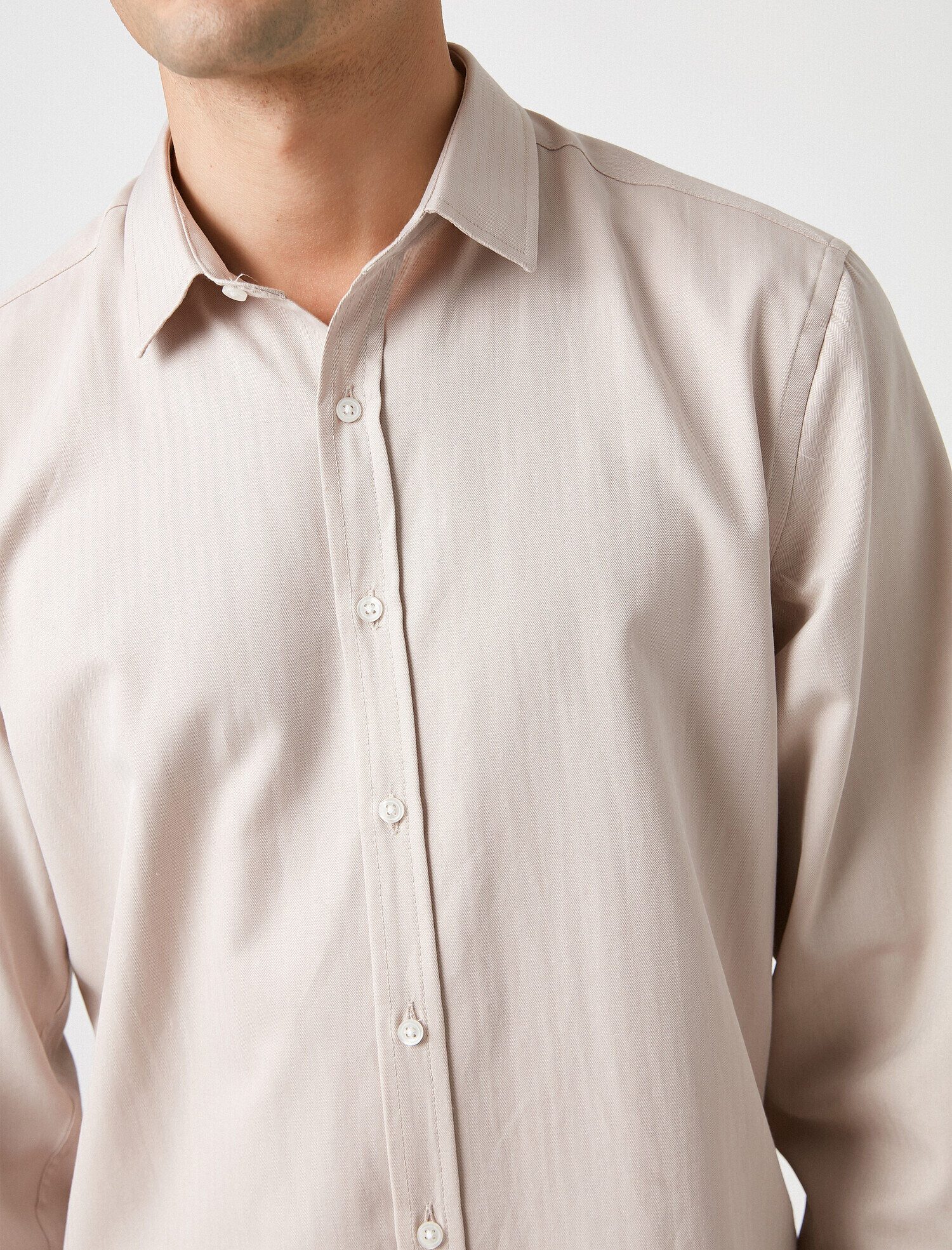   Uzun Kollu Basic Gömlek Non Iron