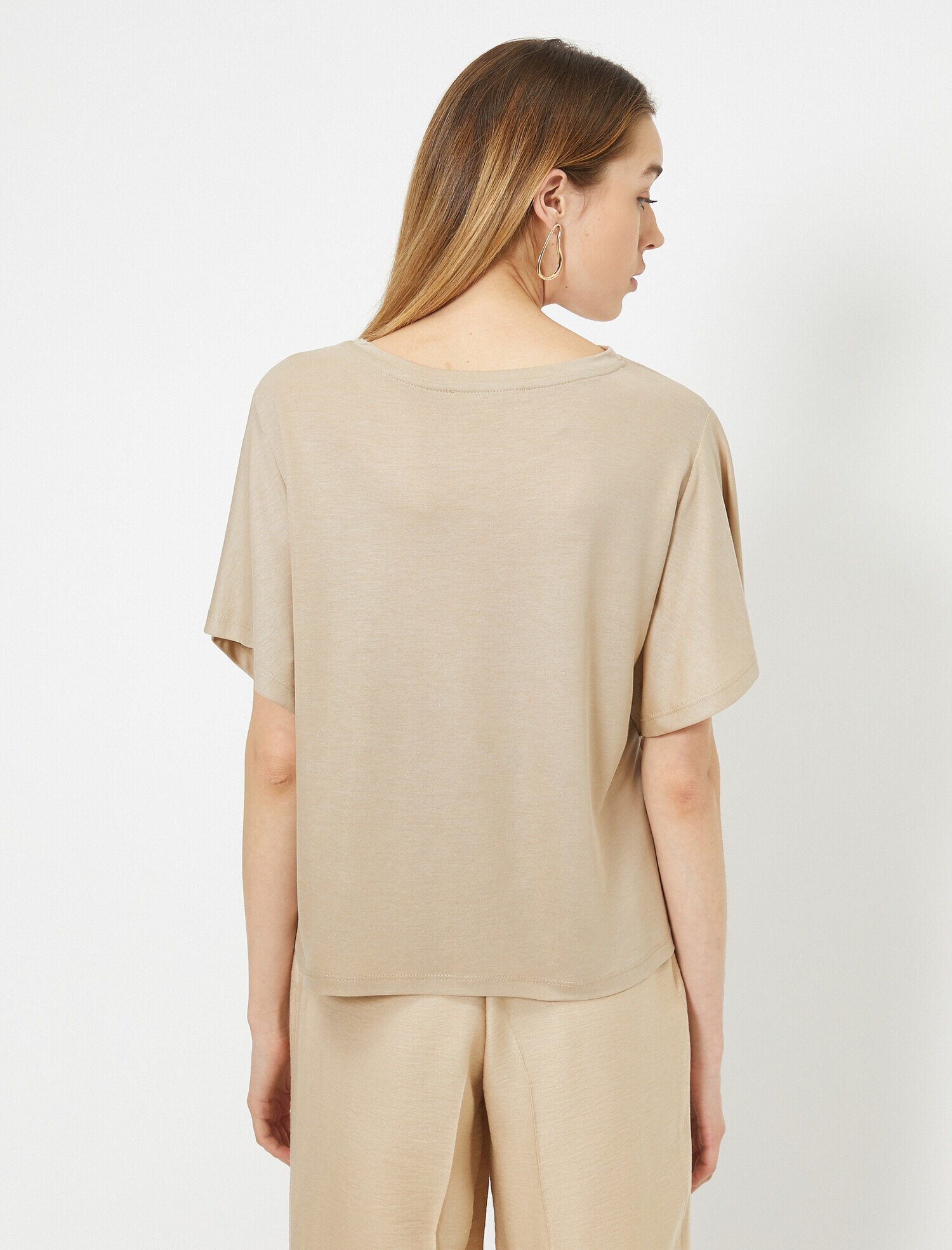   Bisiklet Yaka Kısa Kollu Tişört