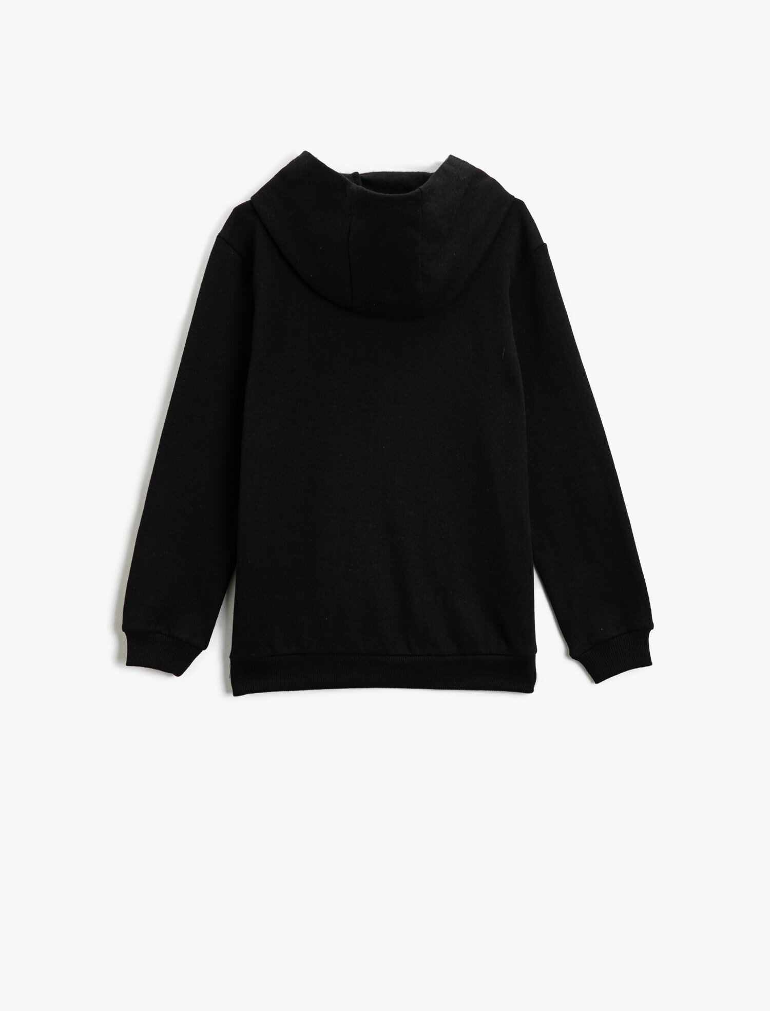  Erkek Çocuk Kapüşonlu Basic Uzun Kollu Sweatshirt