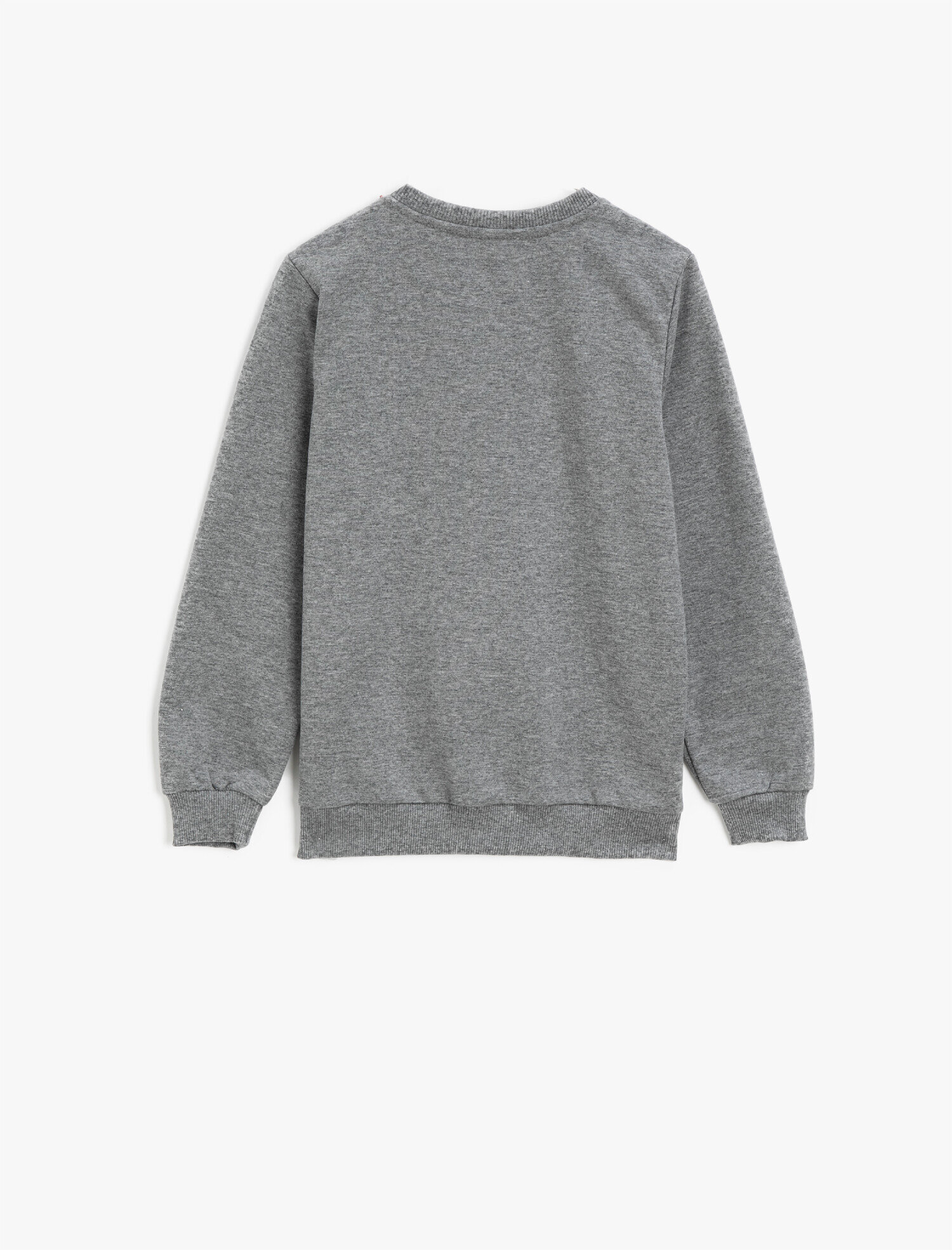  Erkek Çocuk Baskılı Bisiklet Yaka Uzun Kollu Sweatshirt