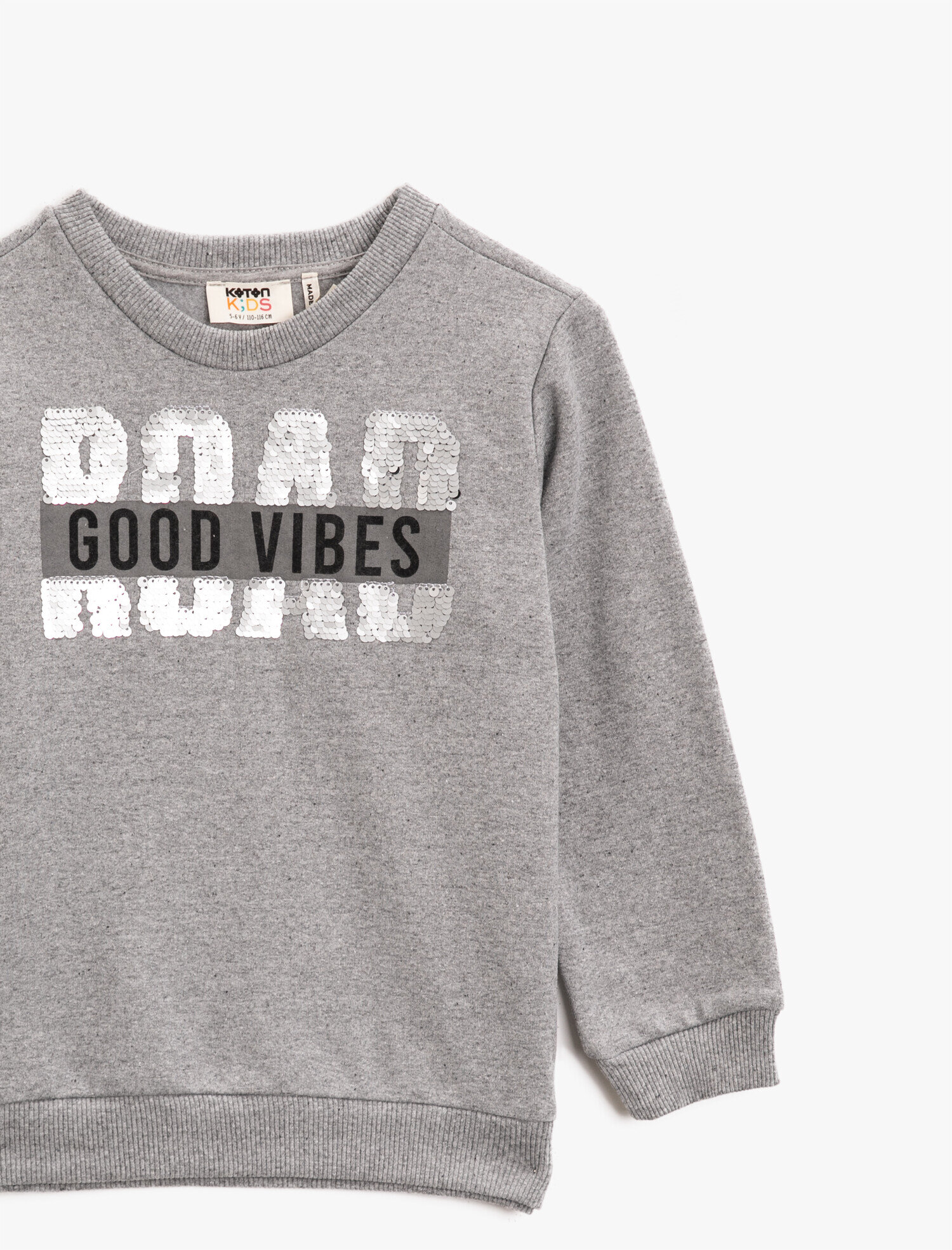  Erkek Çocuk Baskılı Bisiklet Yaka Uzun Kollu Sweatshirt