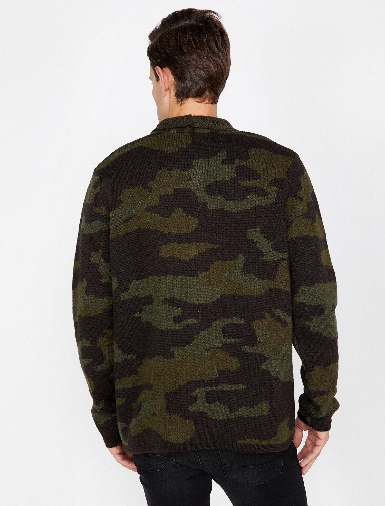   Kamuflaj Desenli Hırka