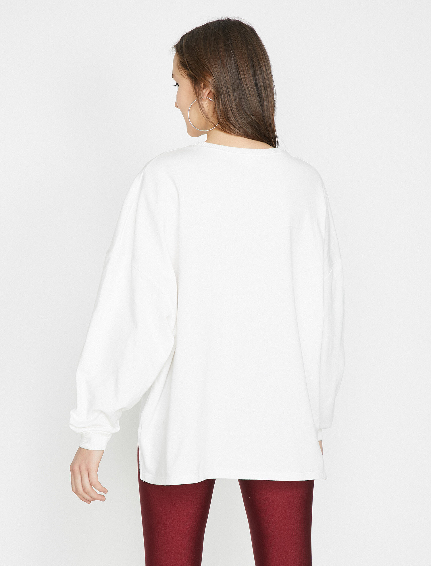   Yazılı Baskılı Sweatshirt