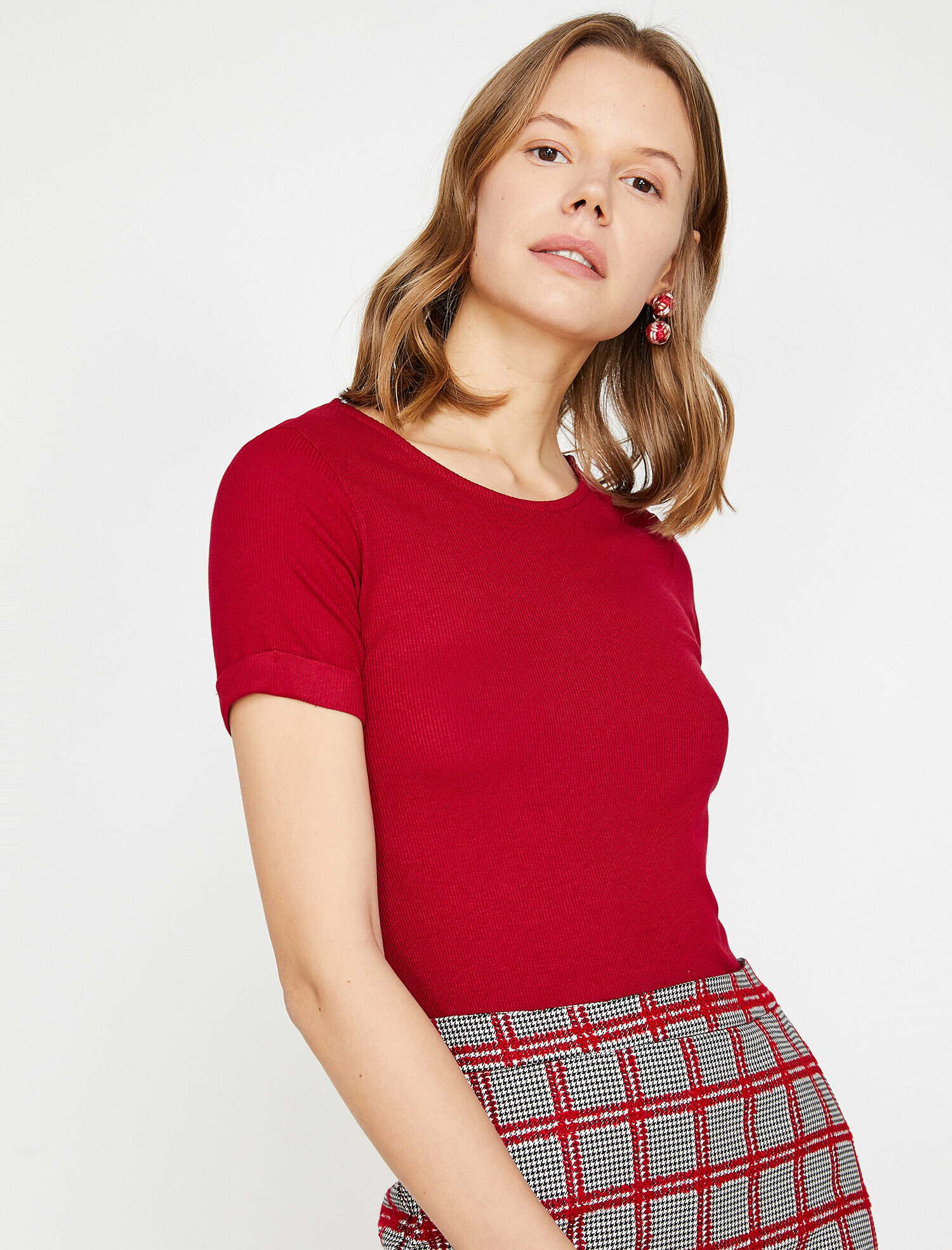   Bisiklet Yaka Tişört