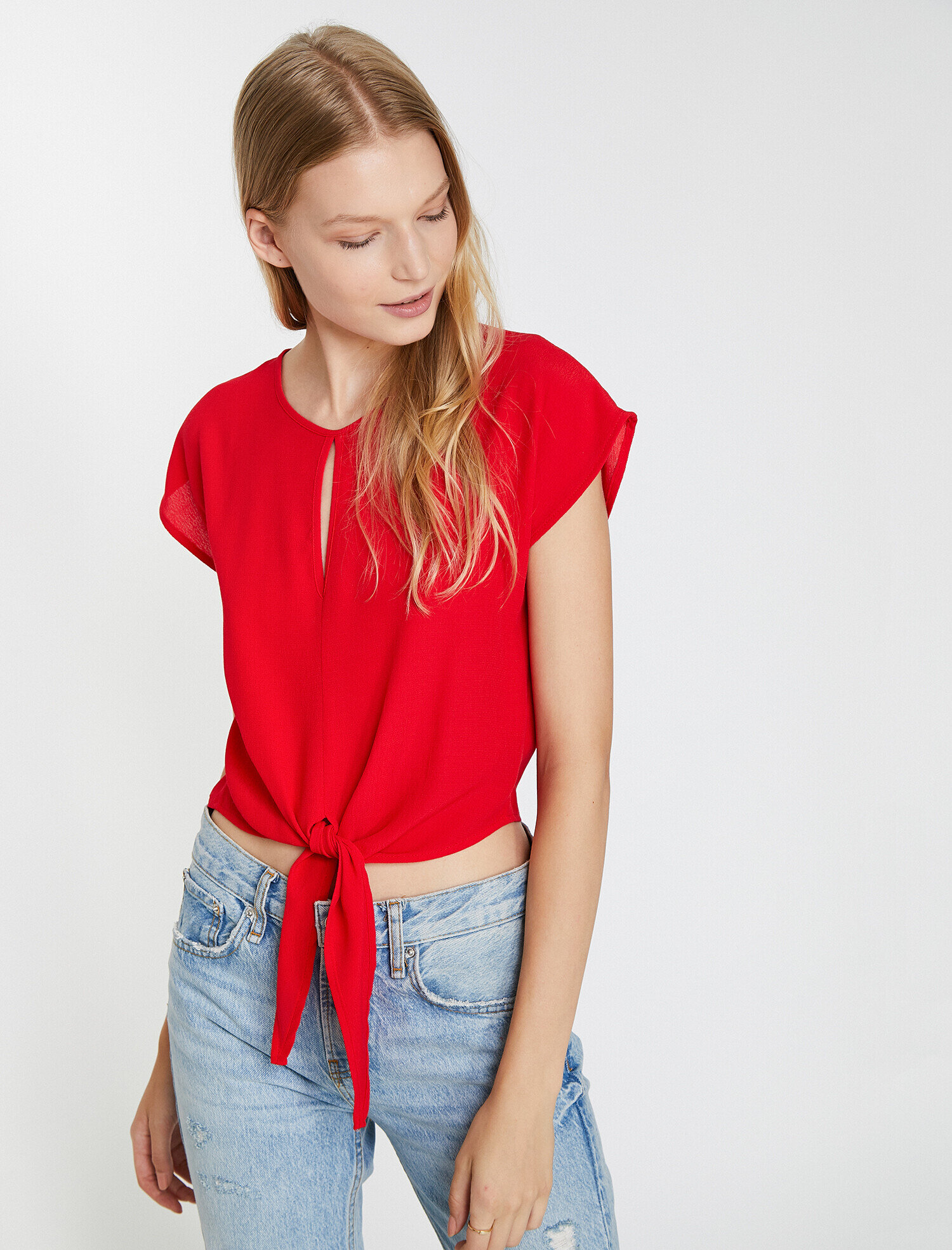   Beli Bağlamalı Bluz