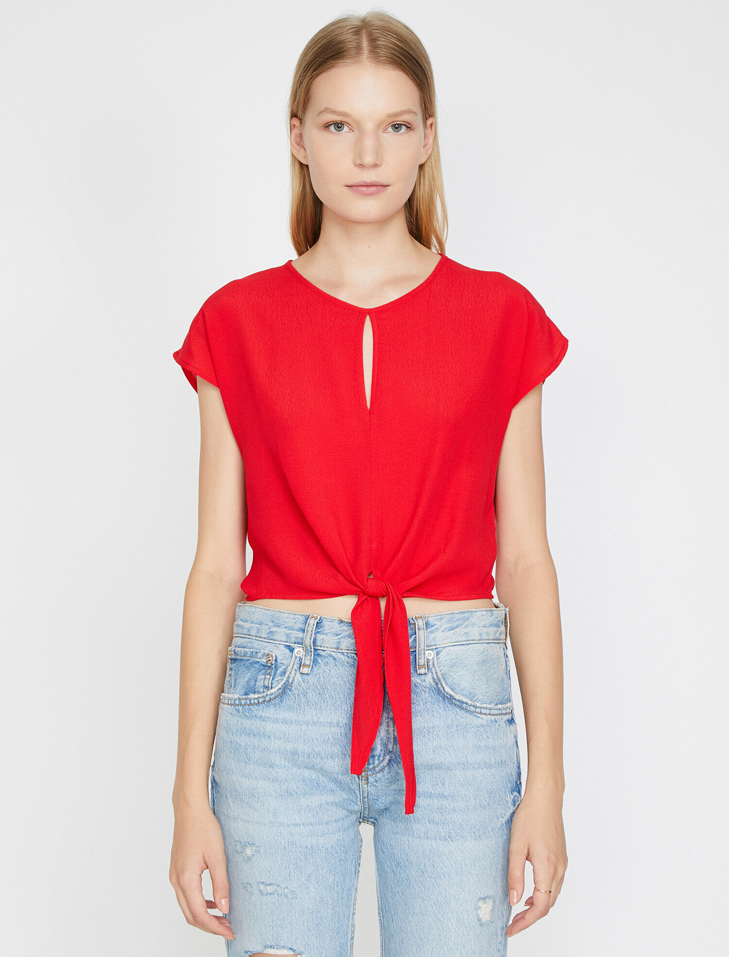   Beli Bağlamalı Bluz