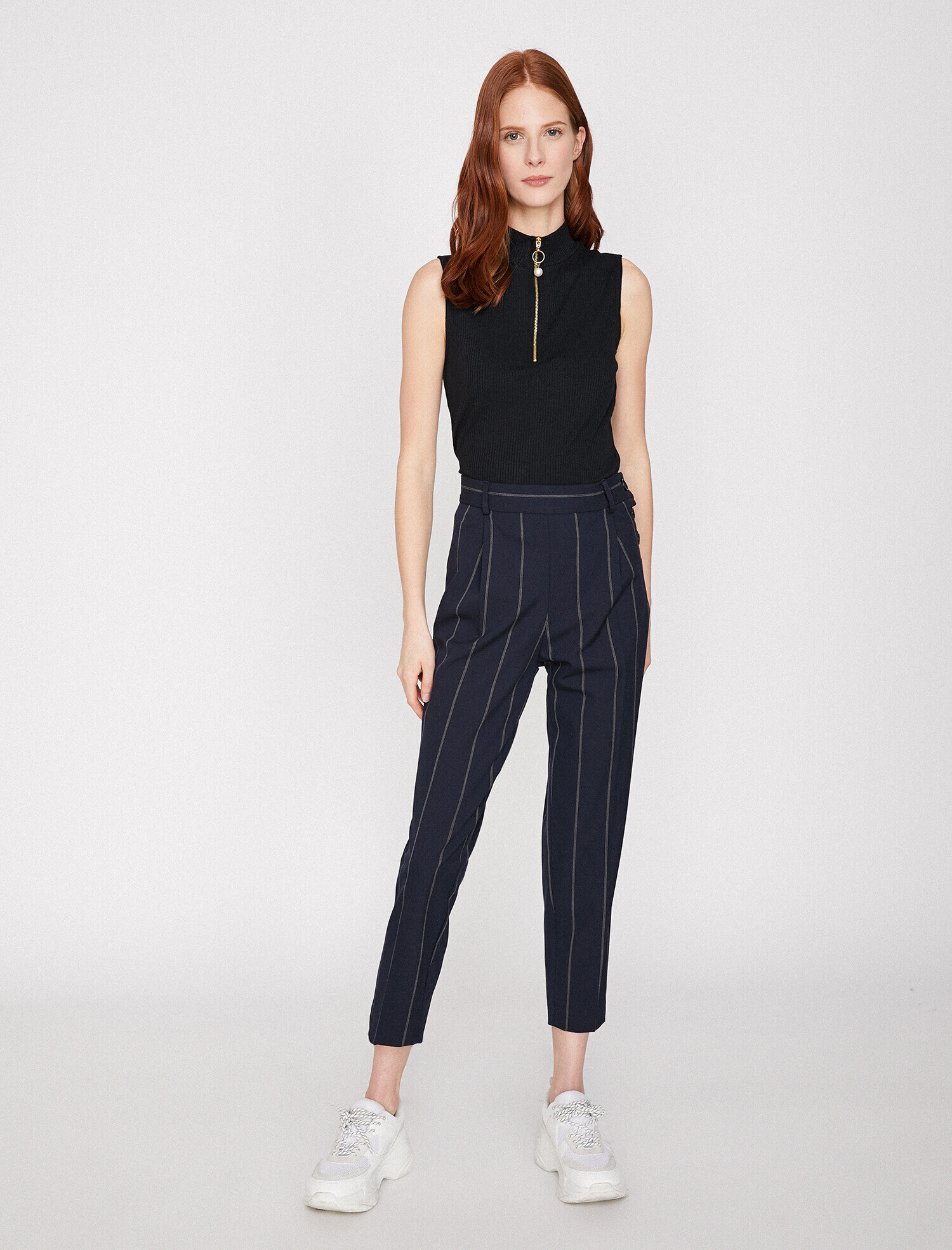   Fermuar Detaylı Atlet