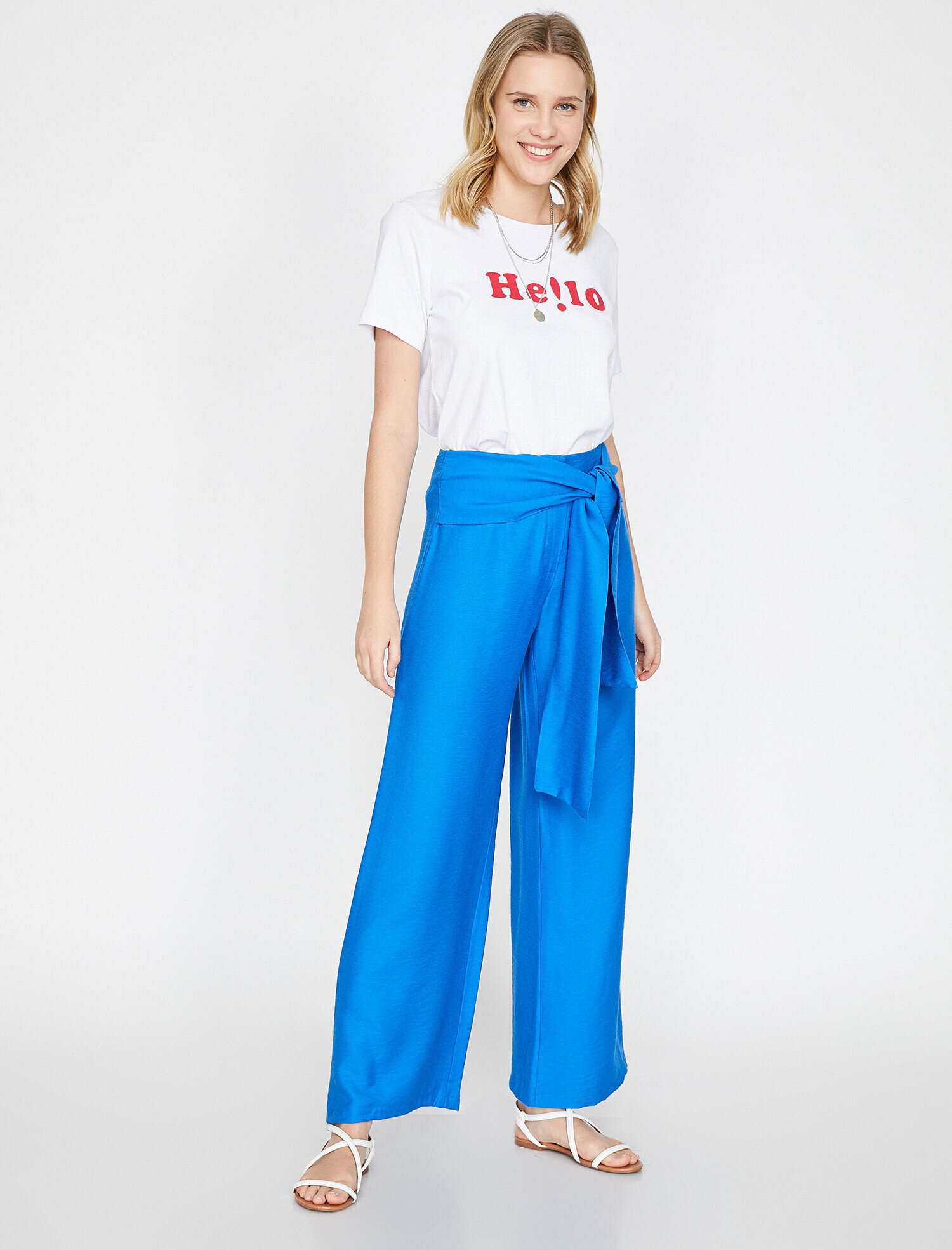   Beli Bağlamalı Pantolon