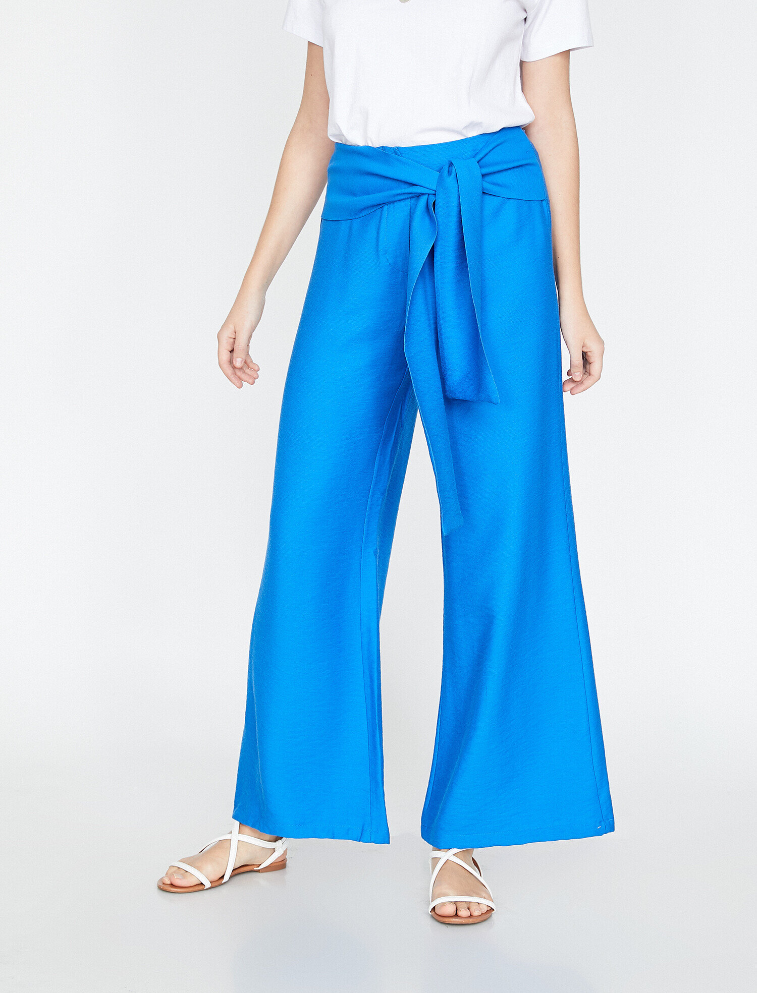   Beli Bağlamalı Pantolon