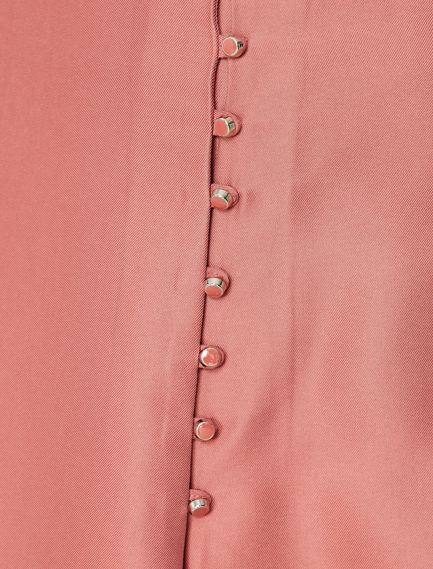   Düğme Detaylı Etek