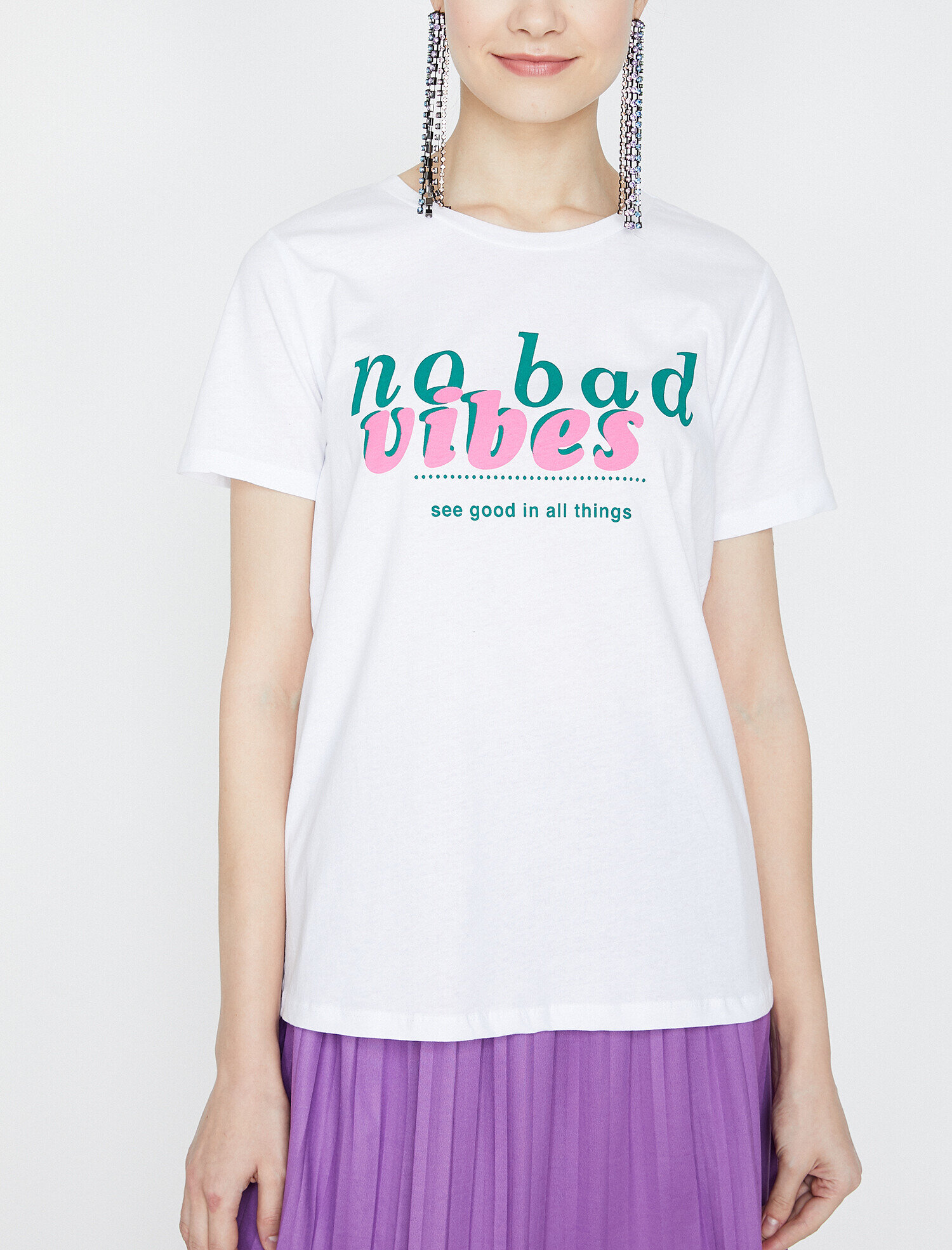   Yazılı Baskılı Tişört