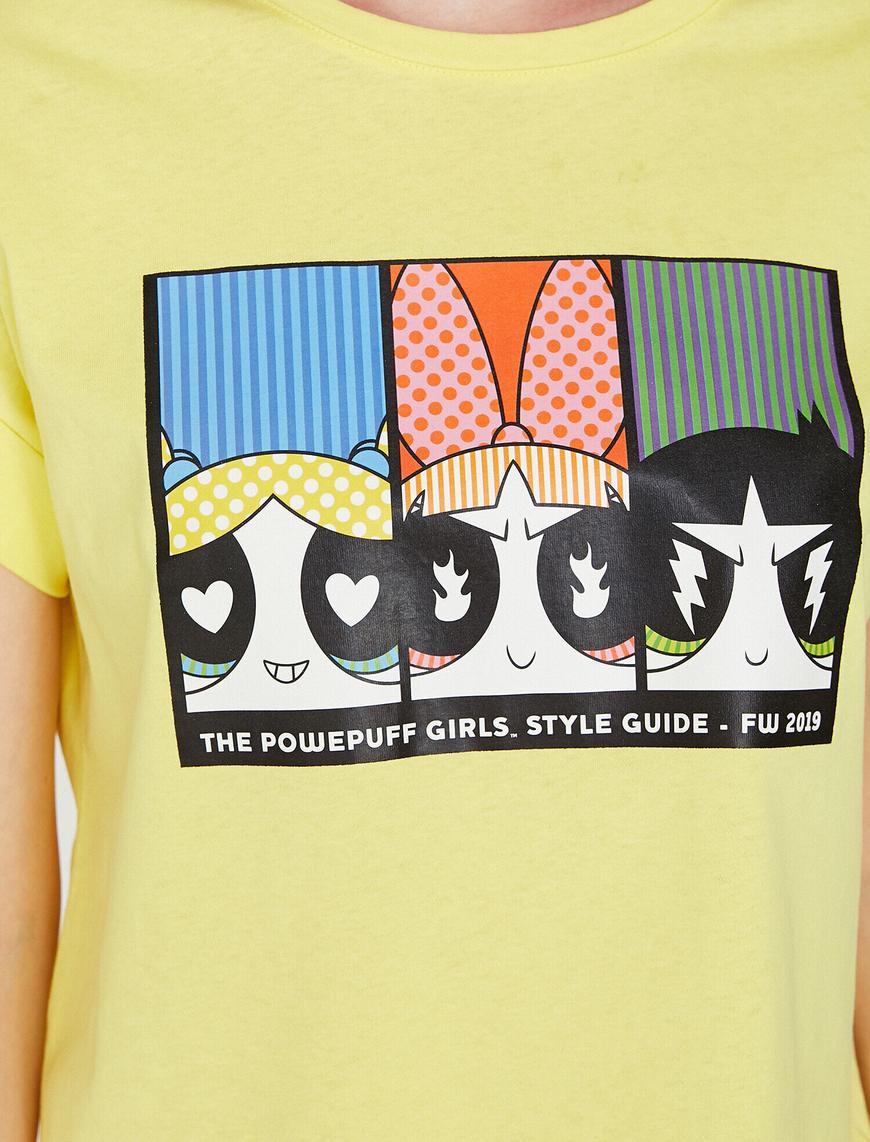   Powerpuff Girls Lisanslı Baskılı Tişört