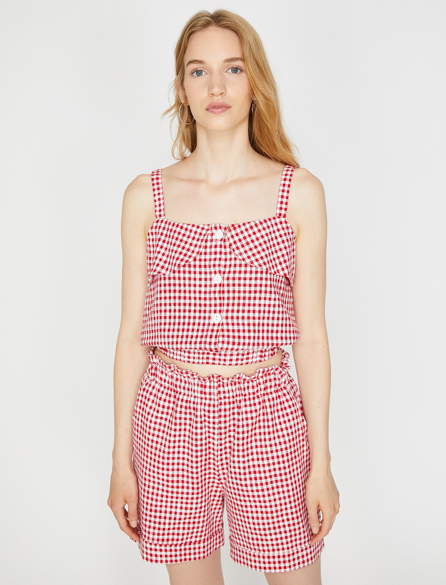   Düğme Detaylı Atlet