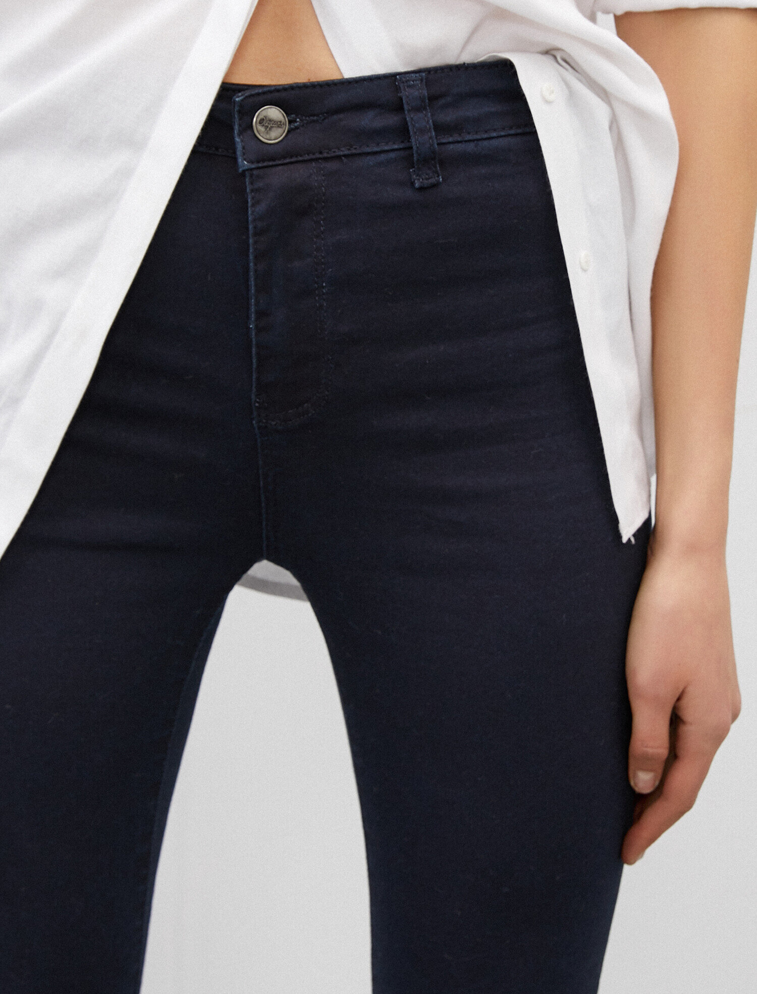   Carmen Jean - Yüksek Bel Dar Kesim Dar Paça Pantolon