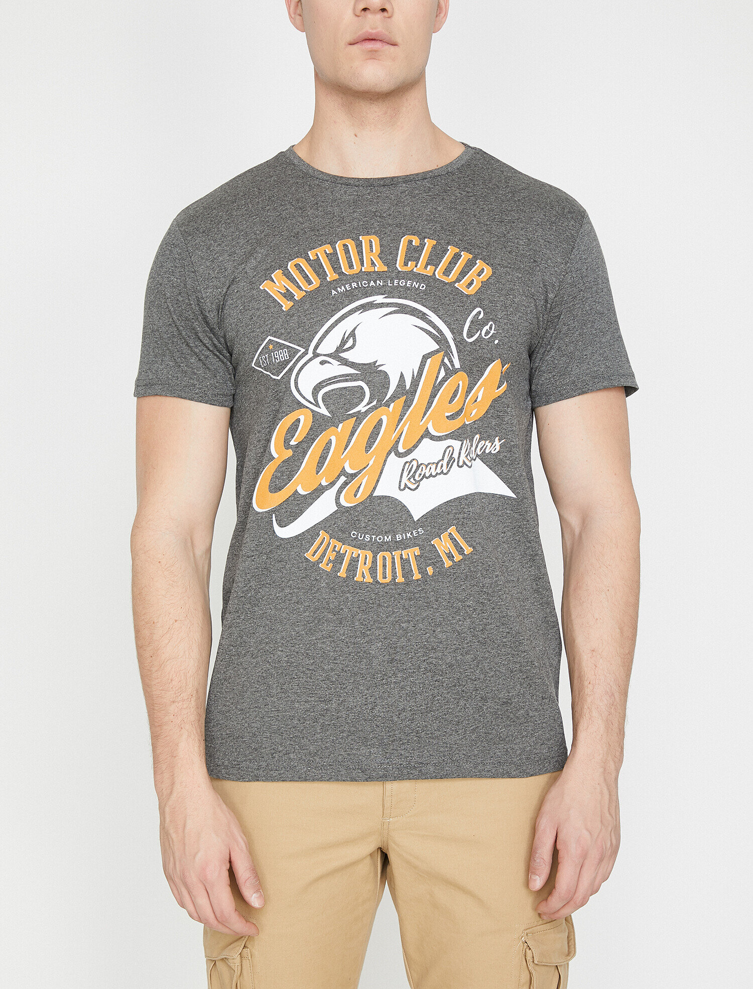   Baskılı Tişört Kısa Kollu