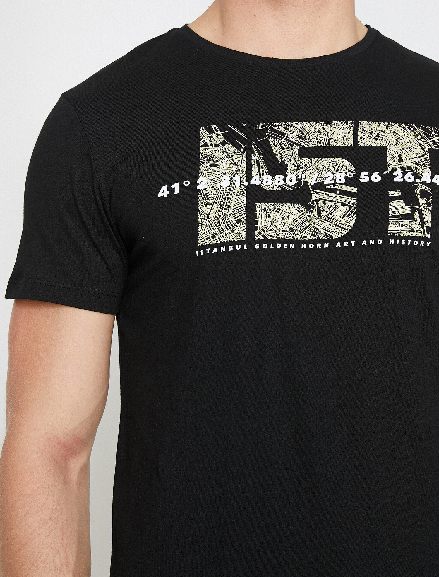   Baskılı Tişört Kısa Kollu