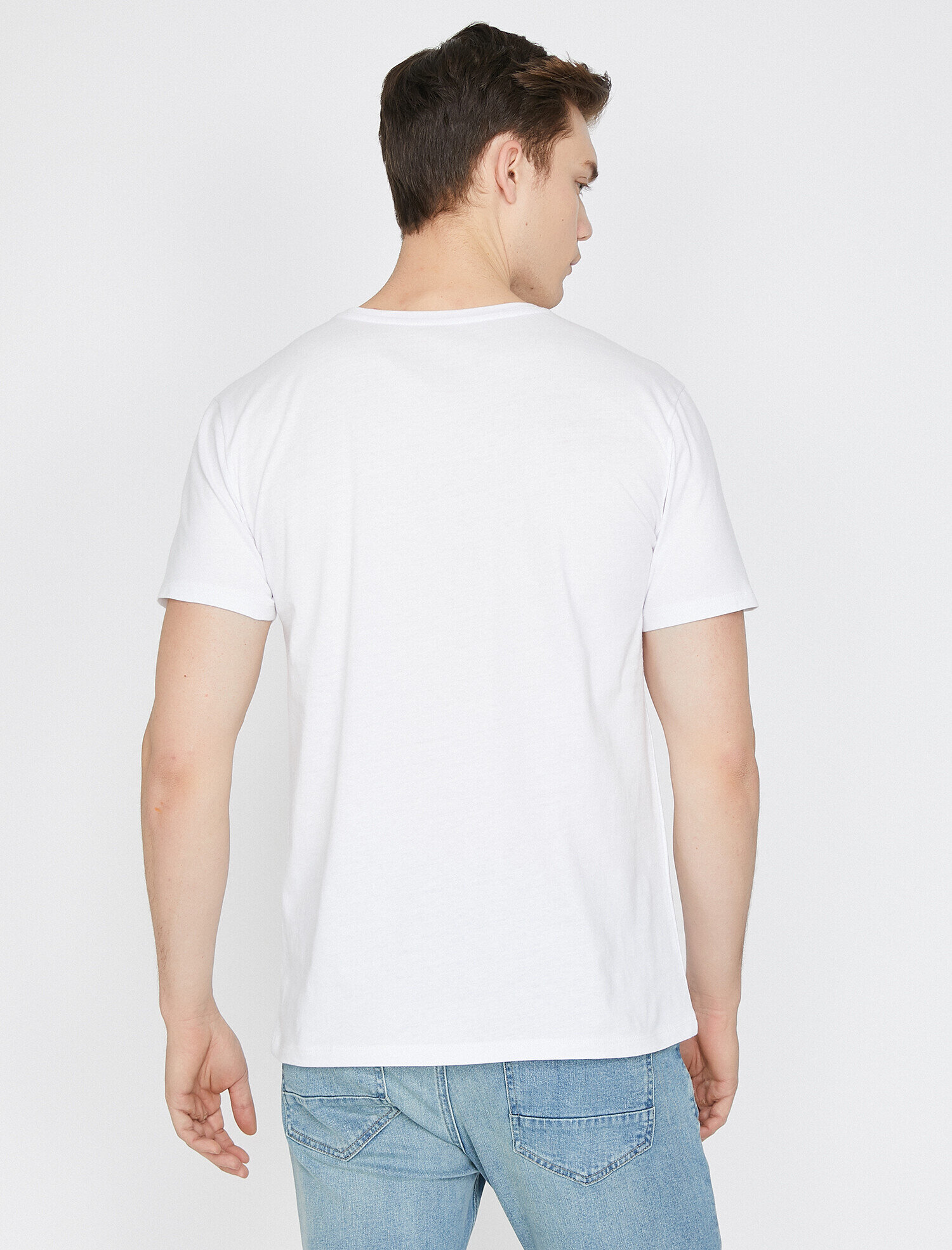   Baskılı Tişört Kısa Kollu