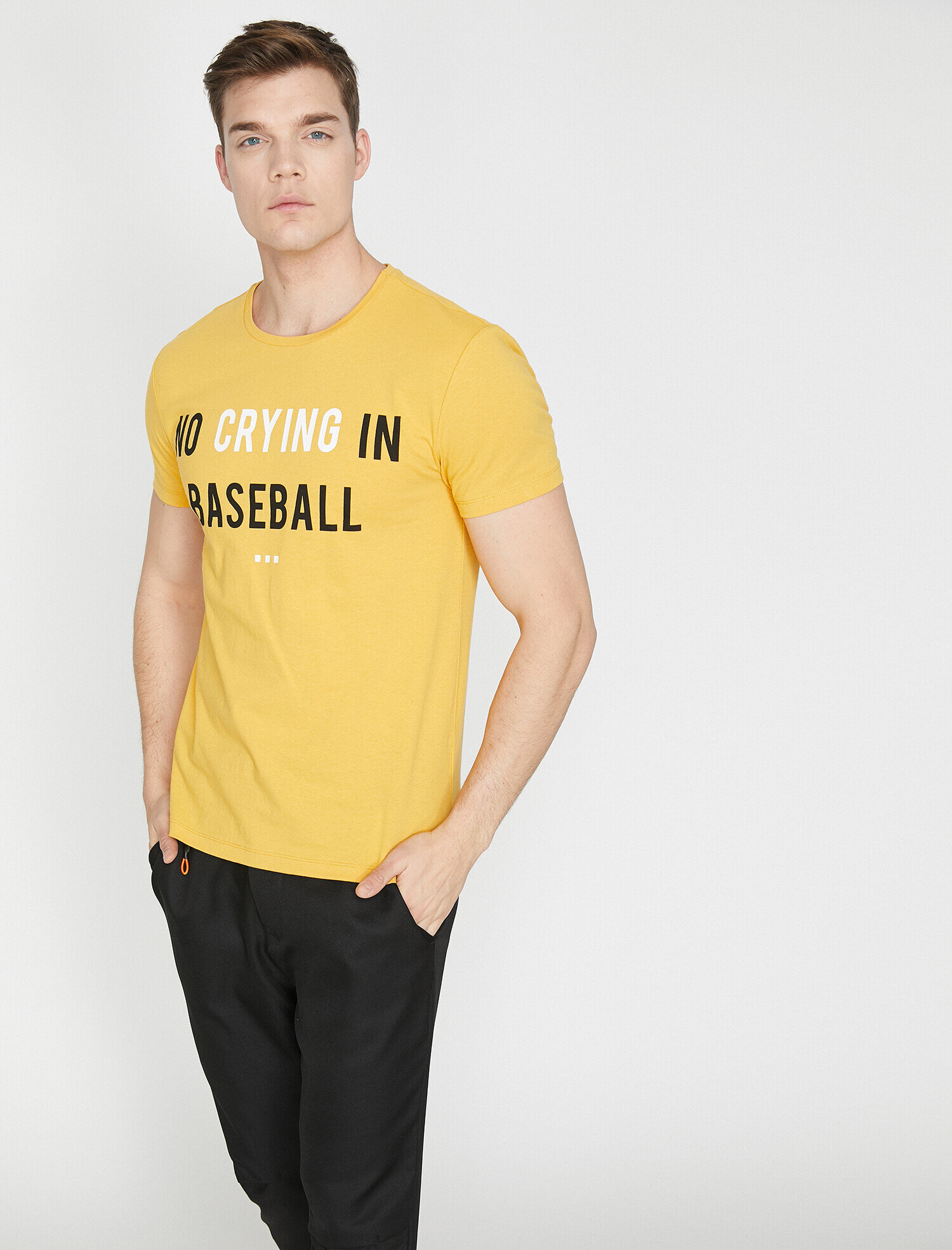   Baskılı Tişört Kısa Kollu