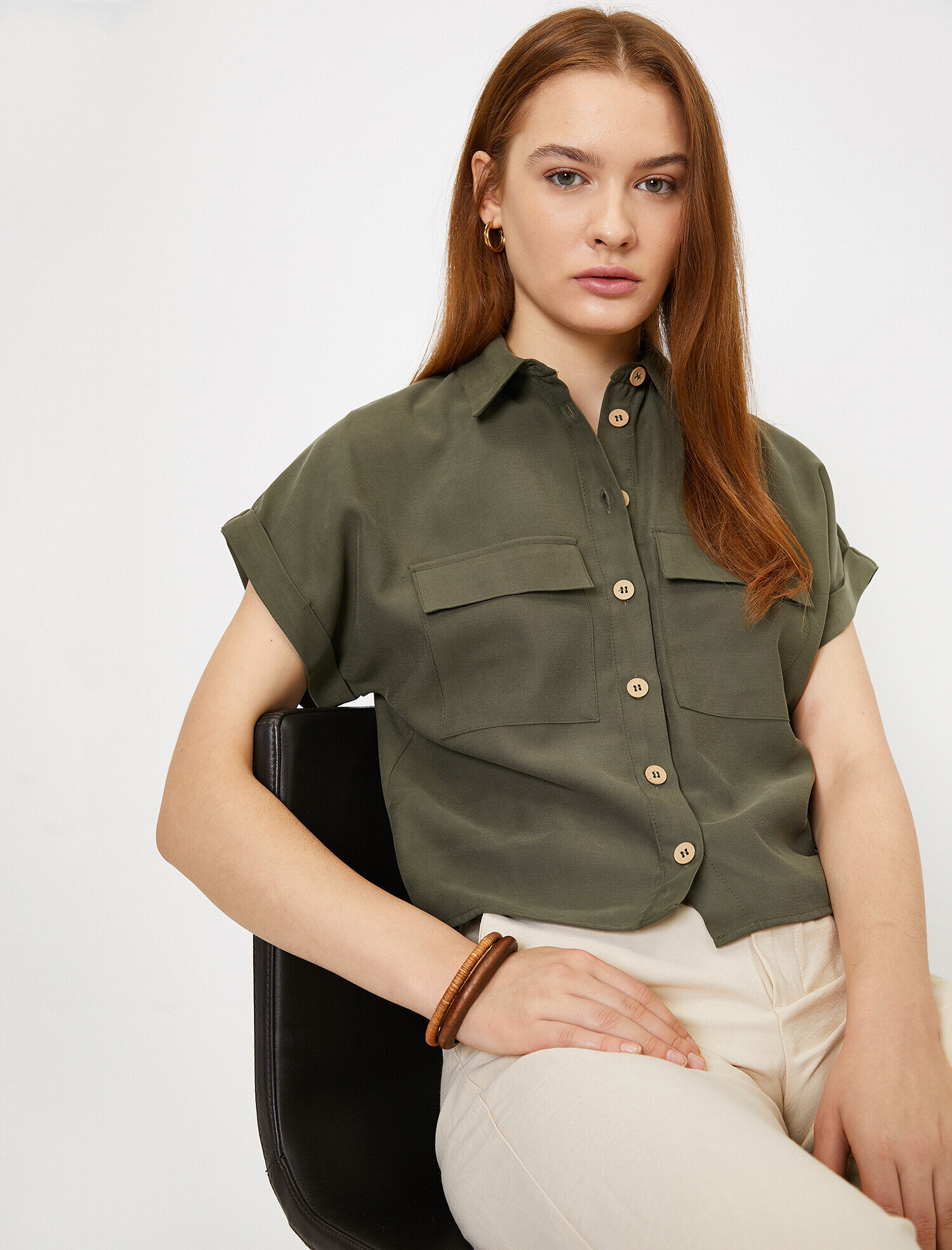 Cep Detaylı Gömlek