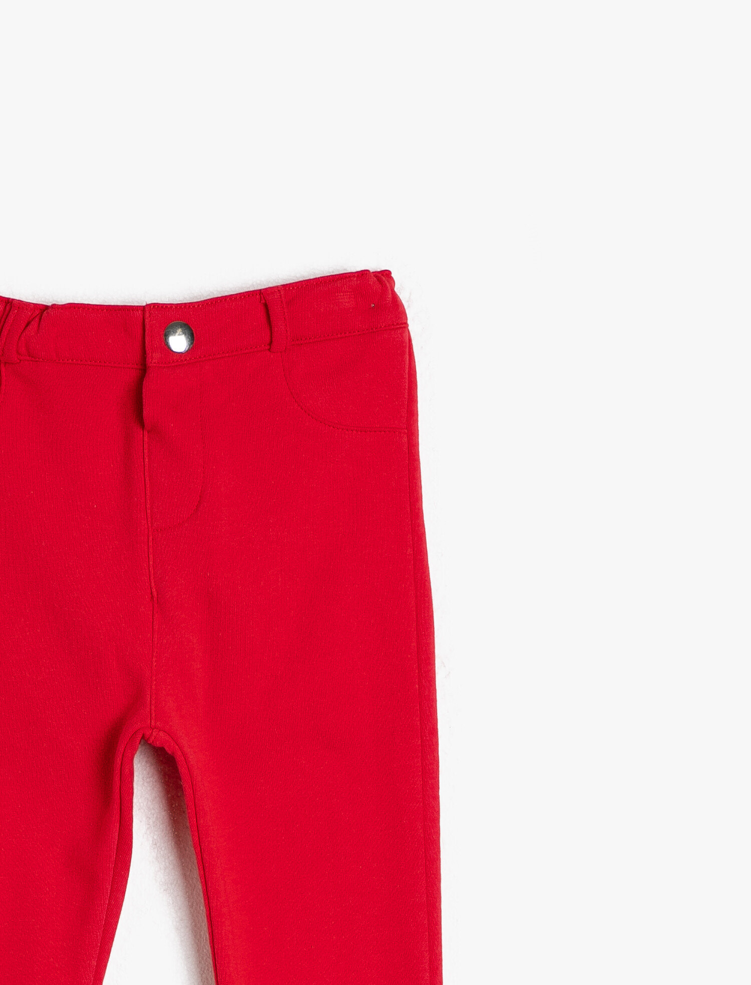  Kız Bebek Düğme Detaylı Tayt