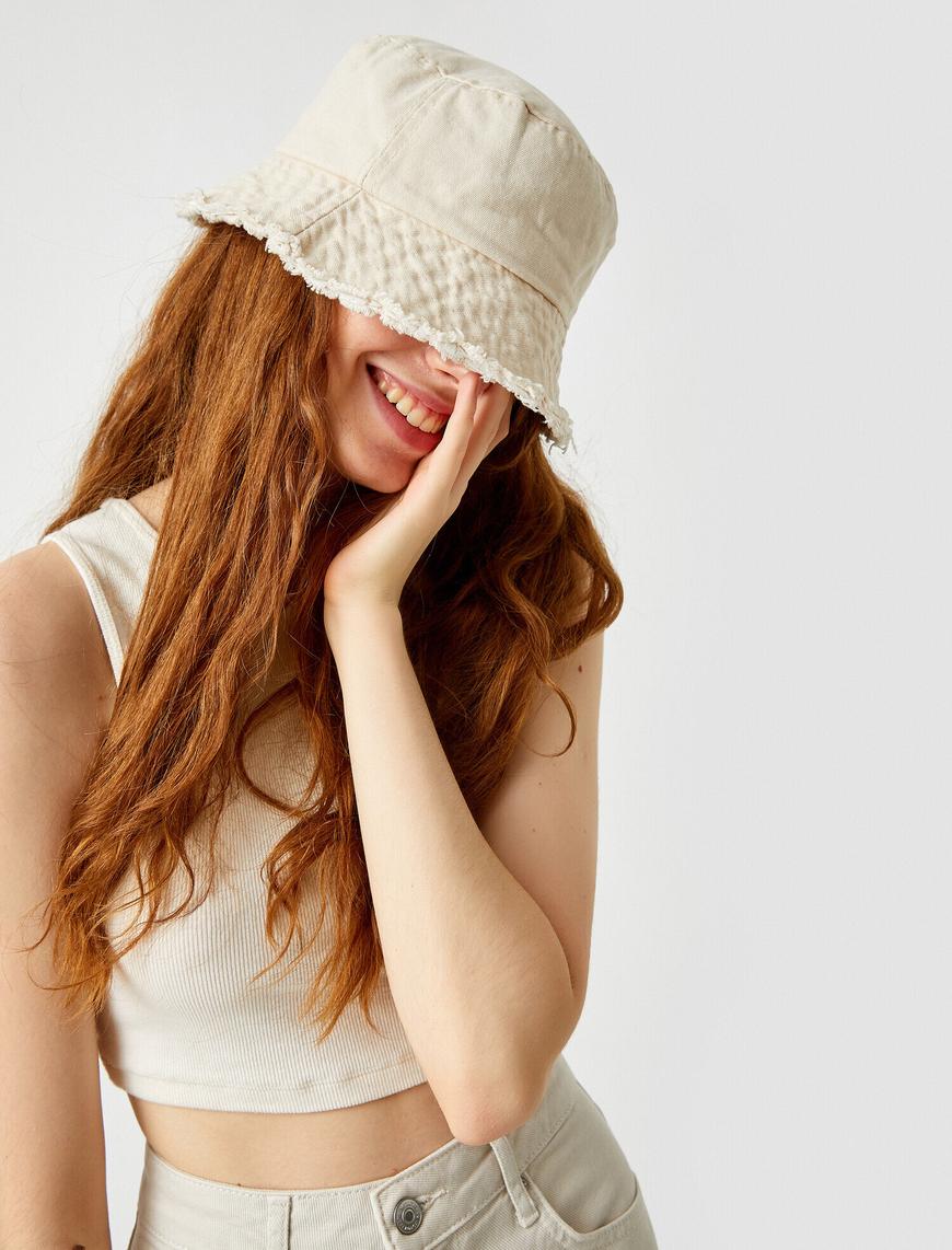  Kadın Pamuklu Basic Şapka