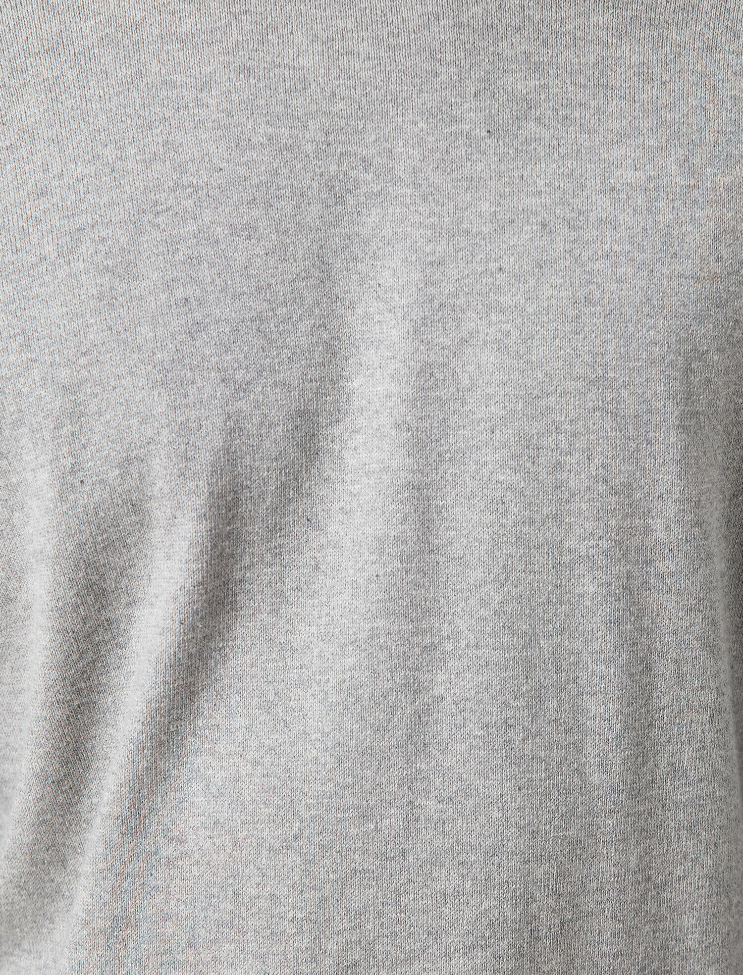   Uzun Kollu Triko Kazak Pamuklu Bisiklet Yaka