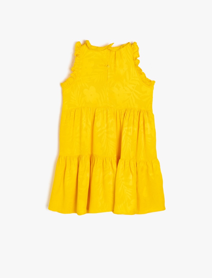 Kız Çocuk Fırfır Detaylı Elbise