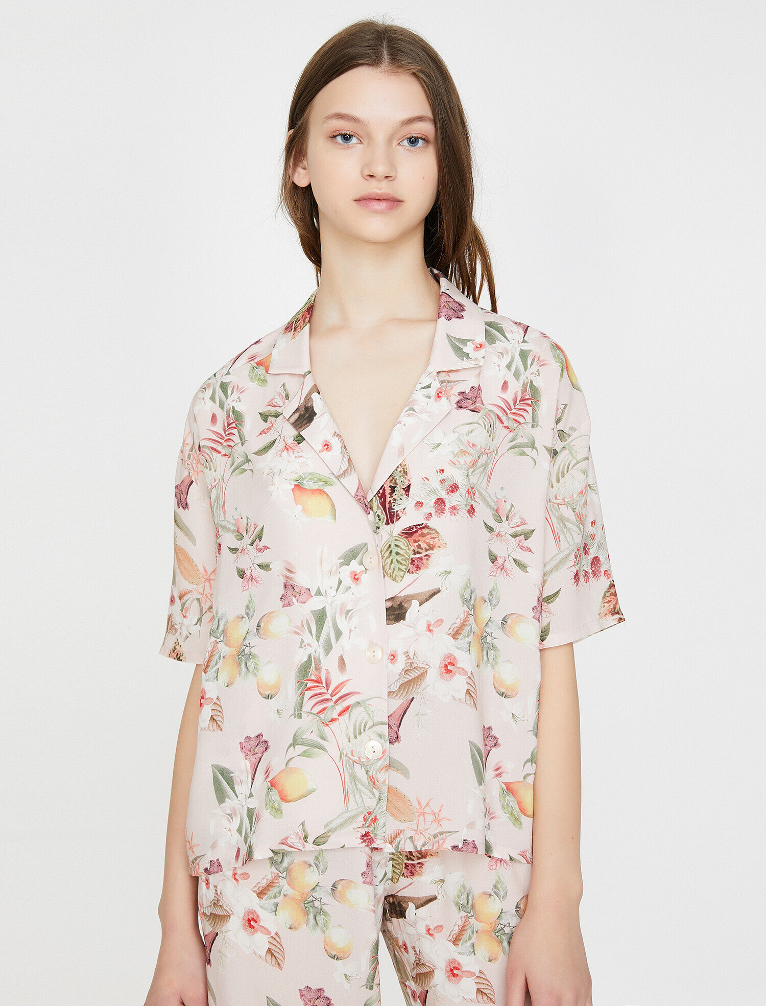 Desenli Pijama Üstü