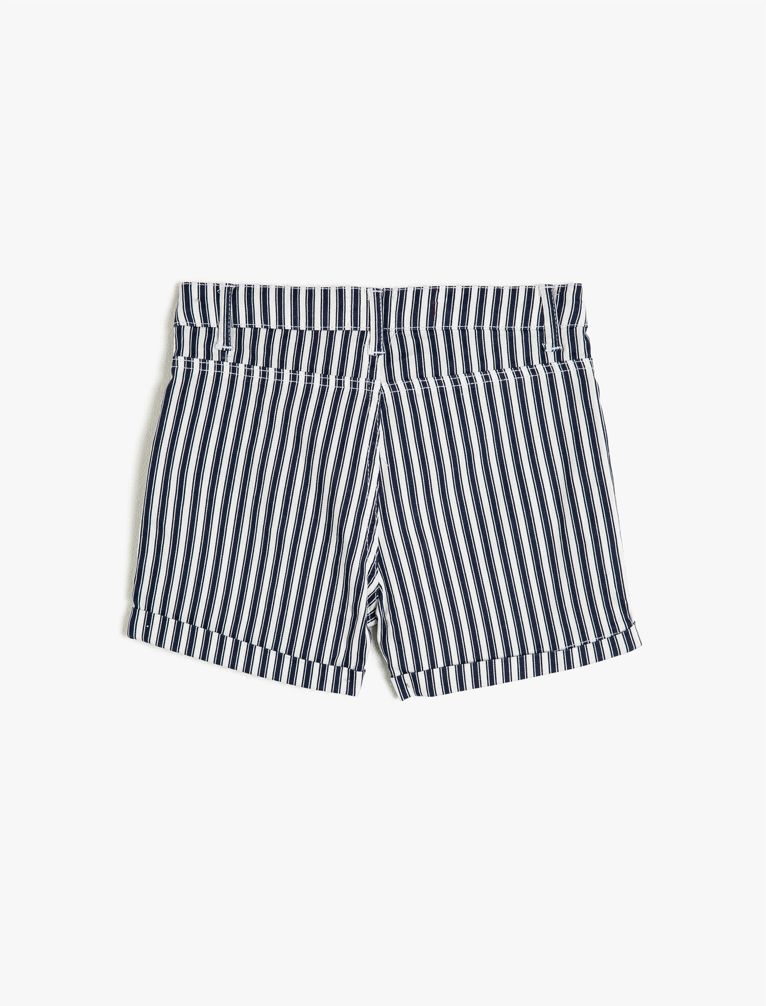  Kız Çocuk Çizgili Normal Bel Şort