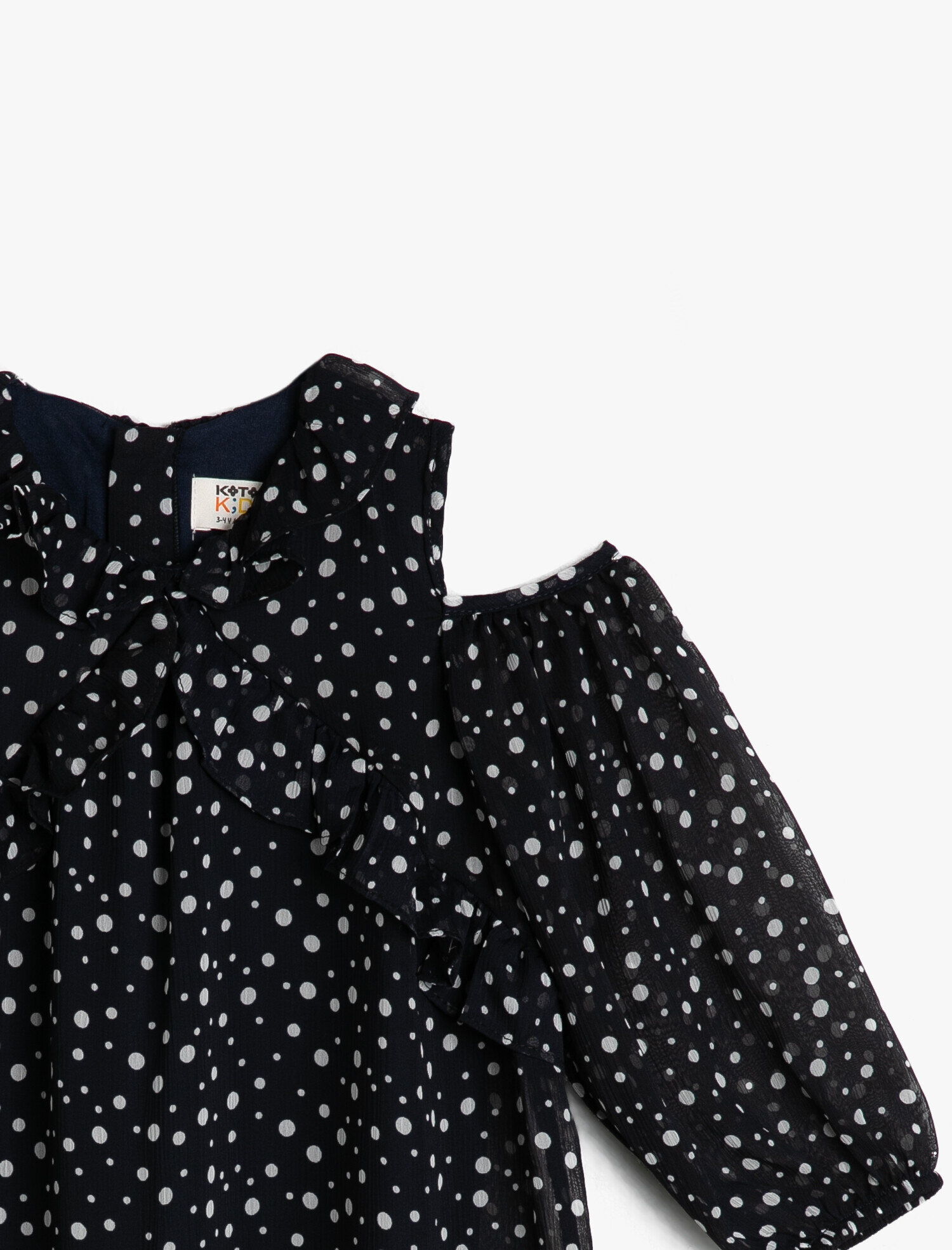  Kız Çocuk Puantiyeli Elbise