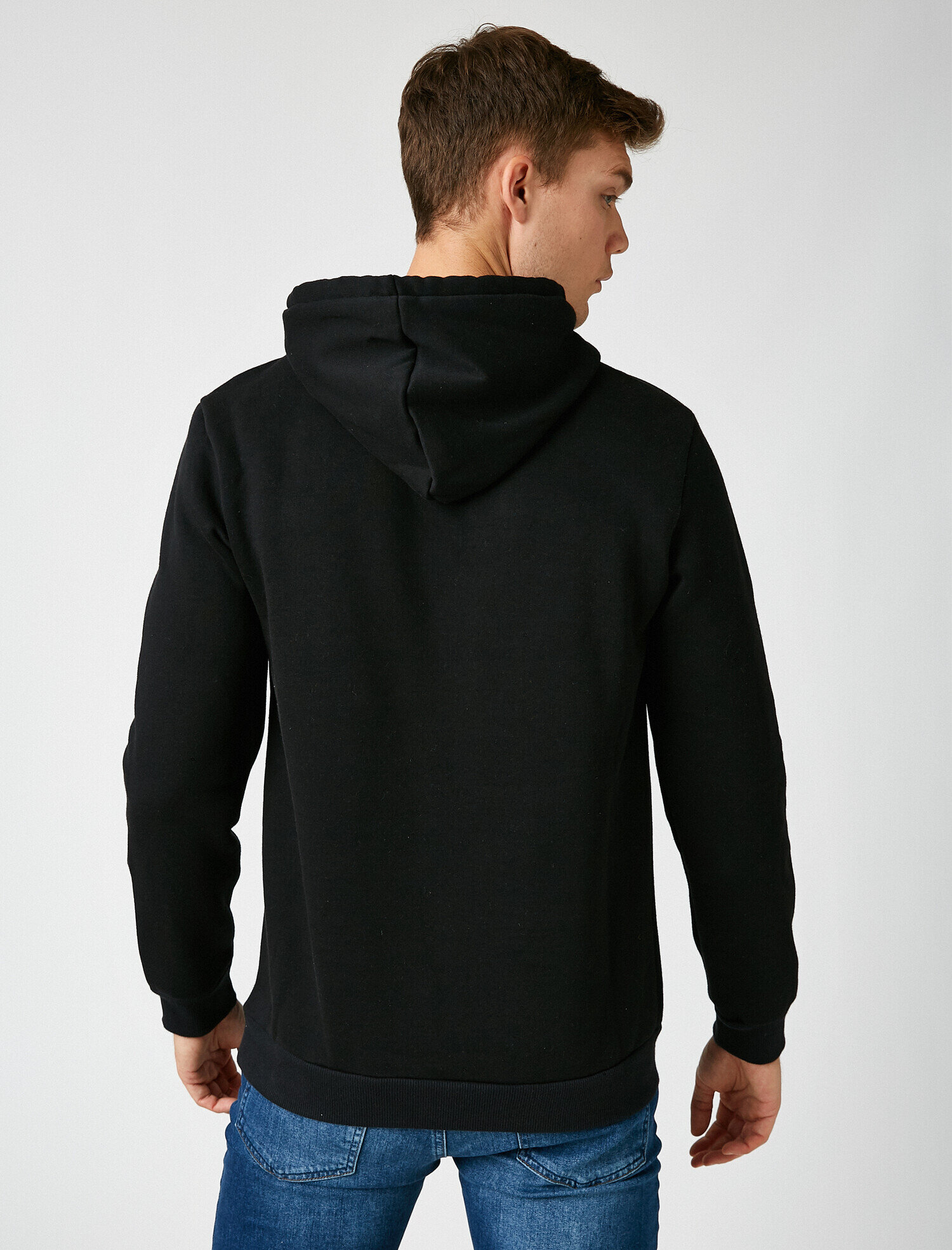   Kapüşonlu Uzun Kollu Sweatshirt