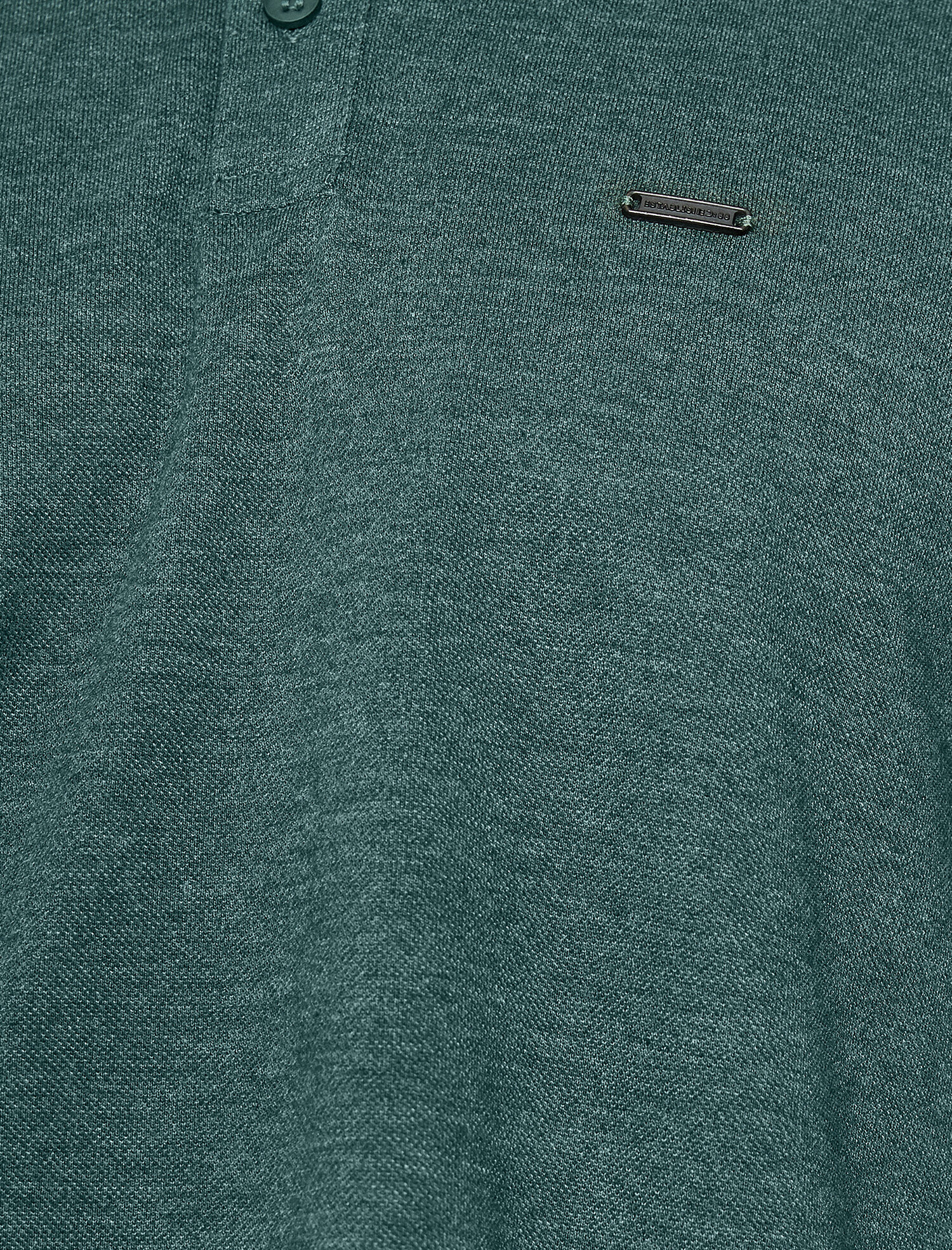 Polo Yaka Metal Logo Detaylı Slim Fit Tişört