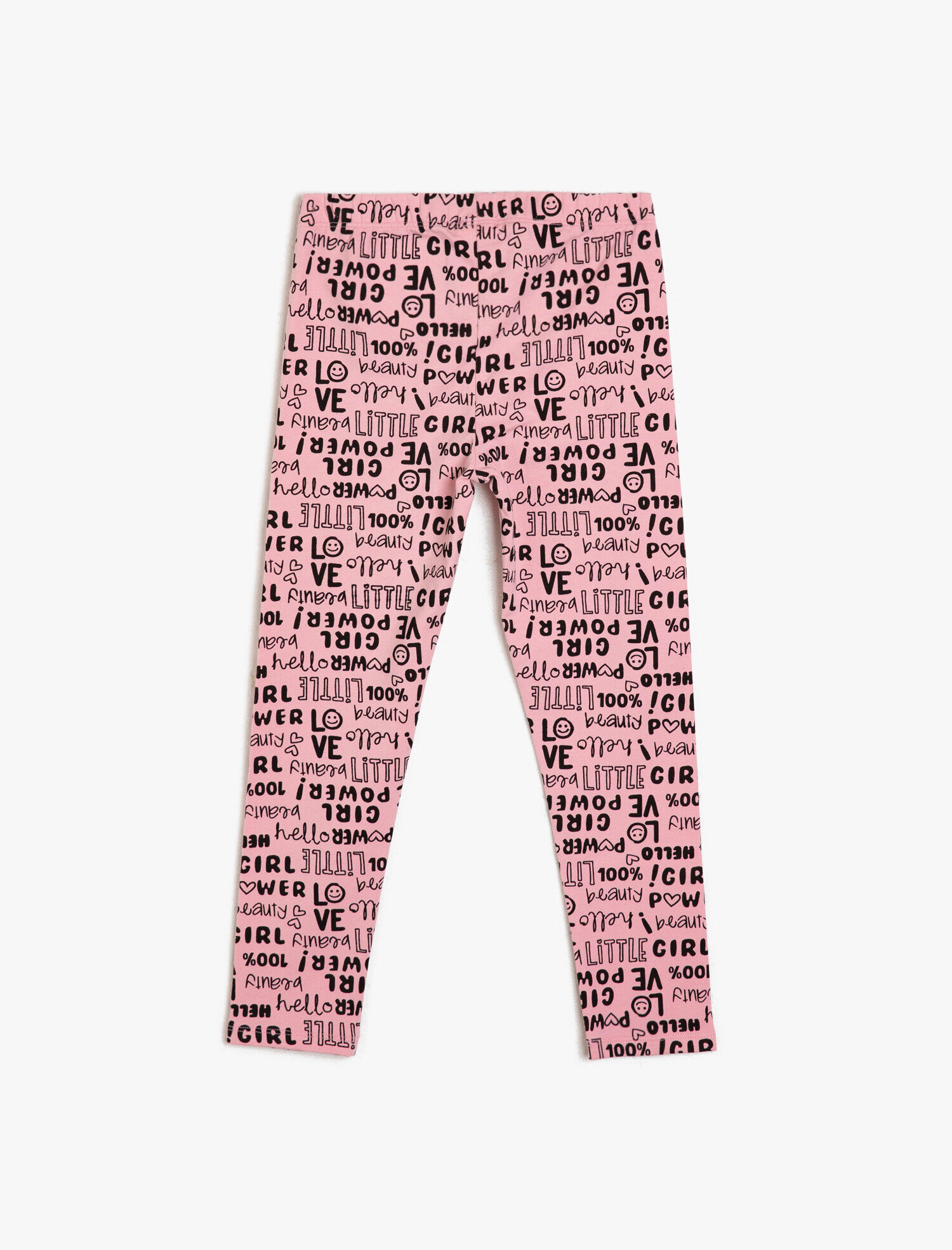  Kız Çocuk Baskılı Tayt