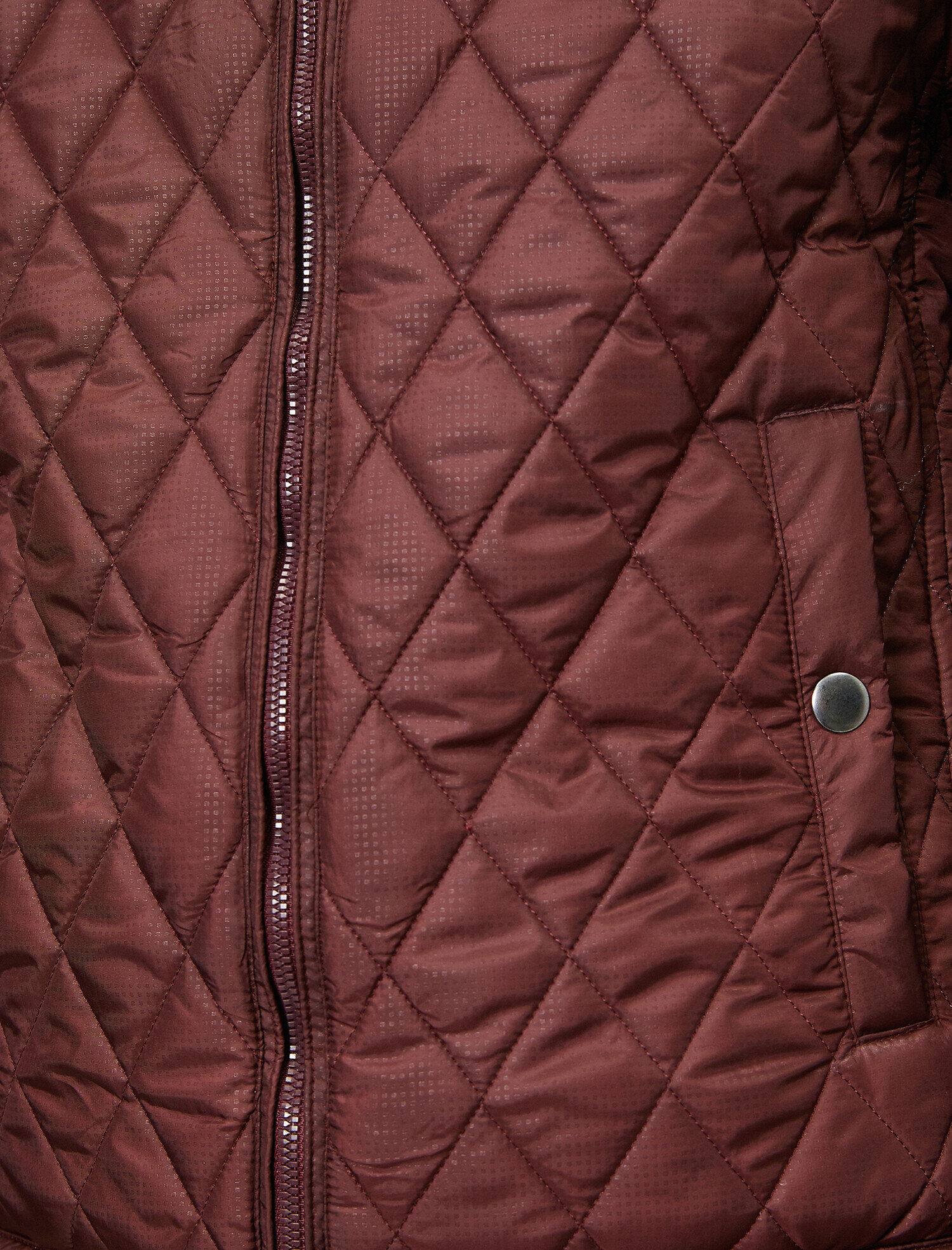 Kapitone Dik Yaka Cepli Yelek