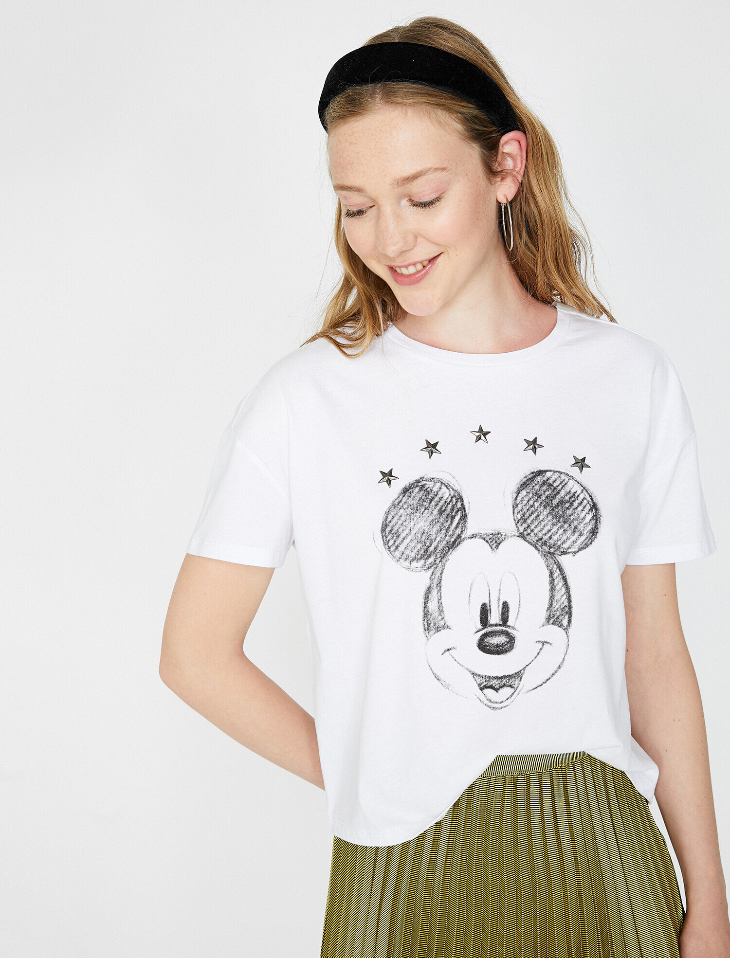  Mickey Mouse Baskılı Lisanslı Tişört