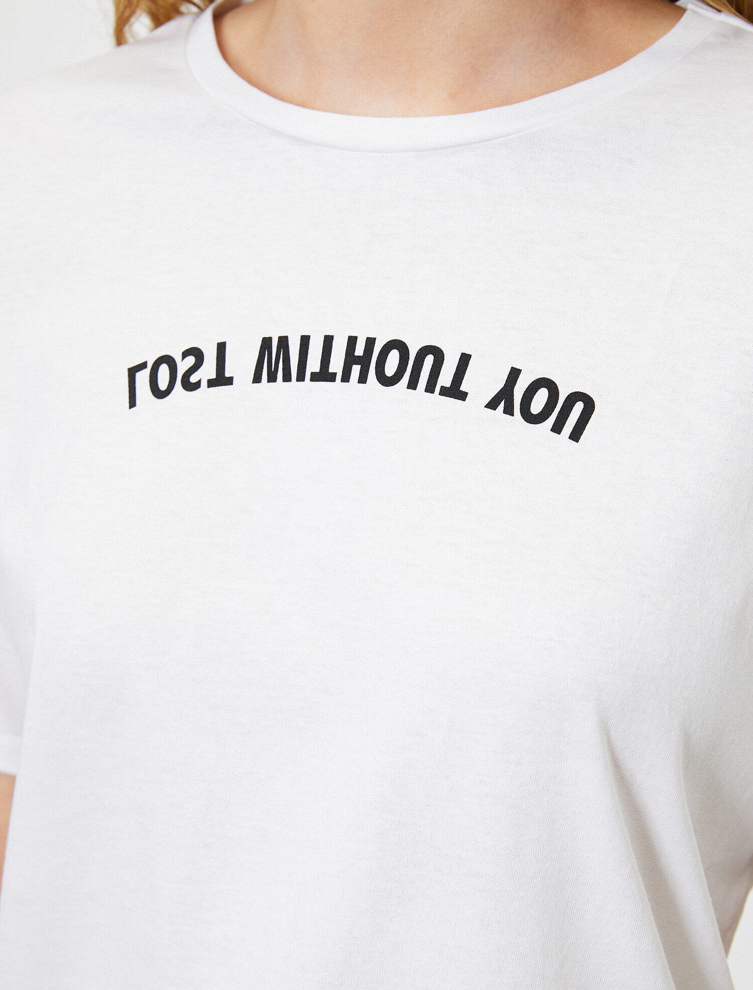   Yazılı Baskılı Tişört