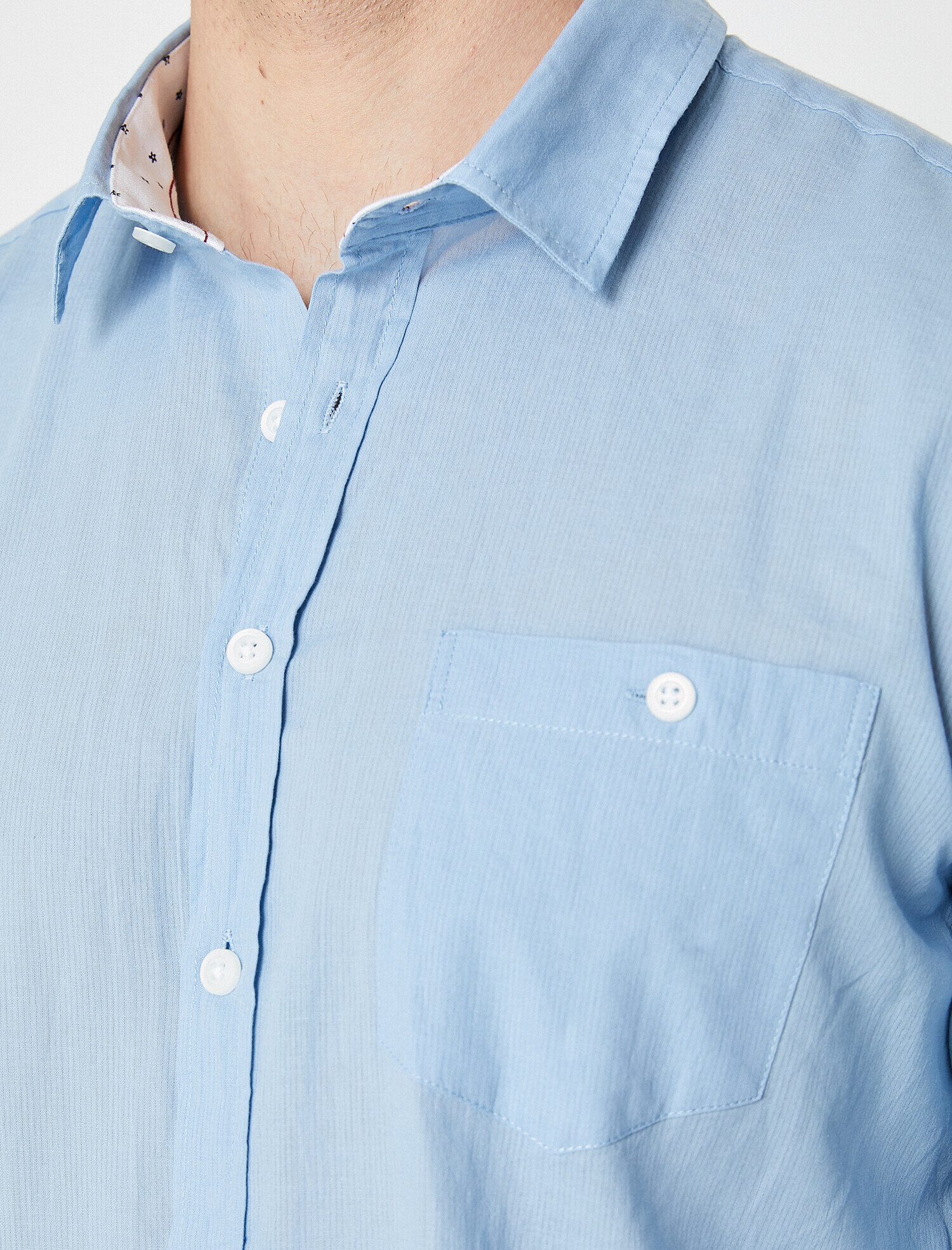   Tek Cepli Uzun Kollu Casual Gömlek