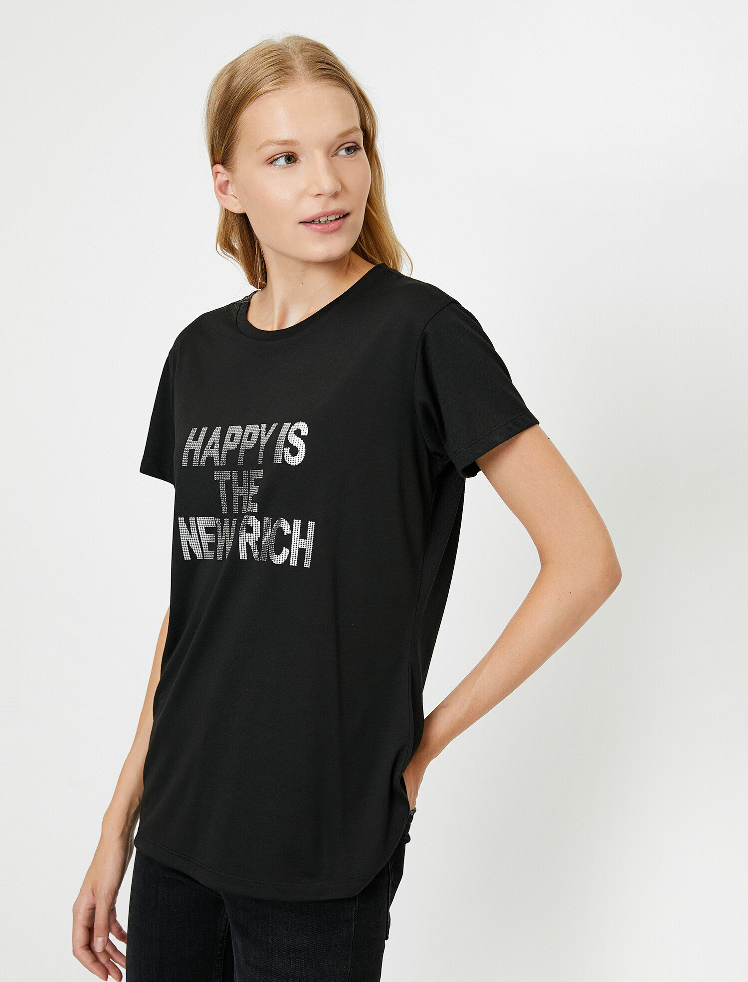   Yazılı Baskılı Tişört