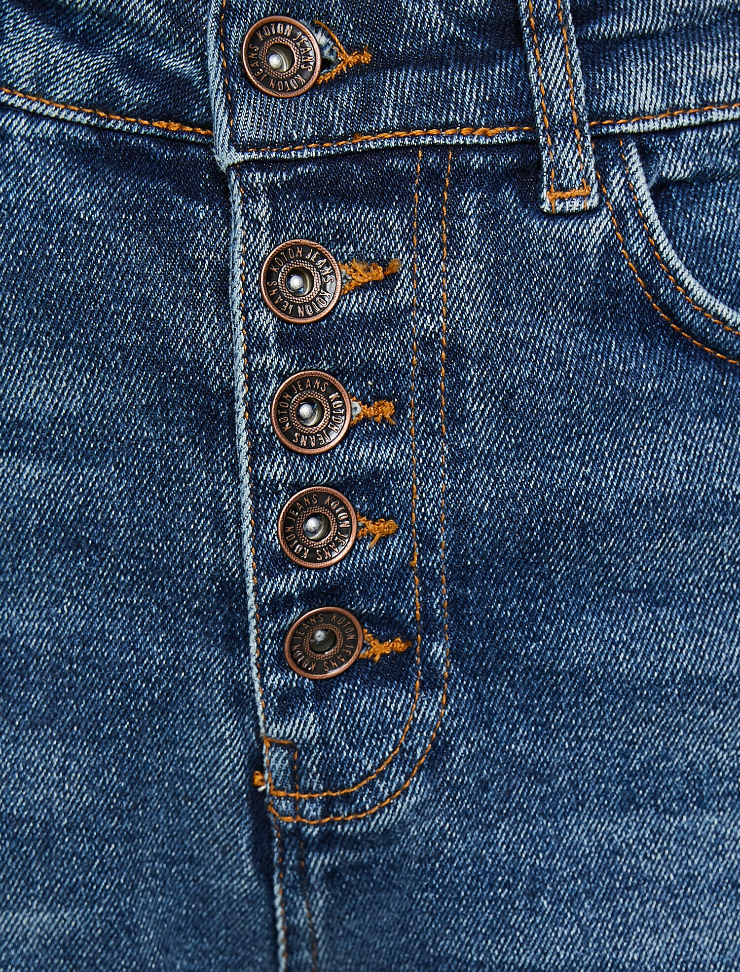   Eve Slim Jean - Yüksek Bel Normal Kesim Hafif Düz Paça Straight Jean Pantolon